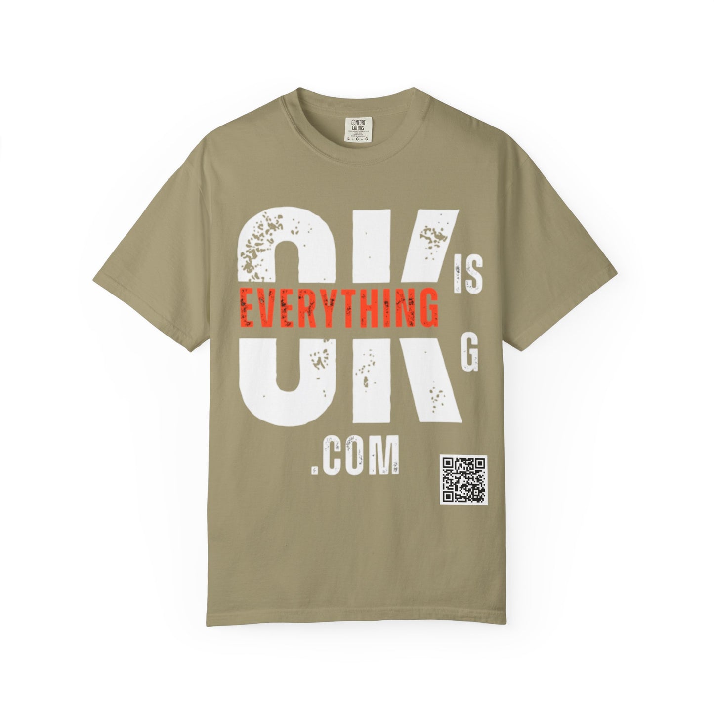 Everything Is G O.K Unisex Garment-Dyed T-Shirt, Comfy Casual Tee, Streetwear Style, Everyday Wear, Gift for Friends, Unique Graphic Shirt