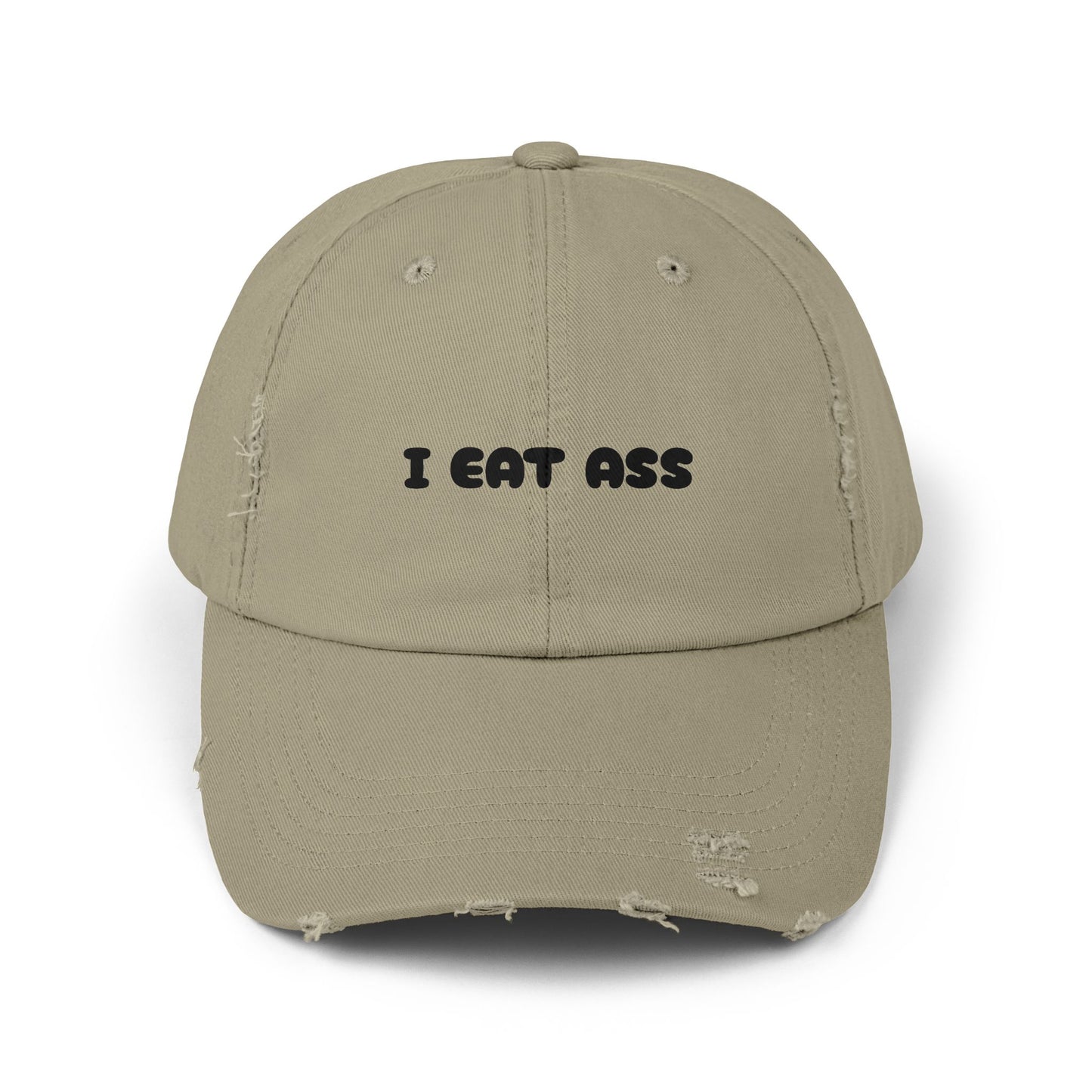 Playful Distressed Cap for Casual Vibes, Gift for Friends, Fun Fashion Accessory, Unisex Hat for Festivals, Quirky Apparel