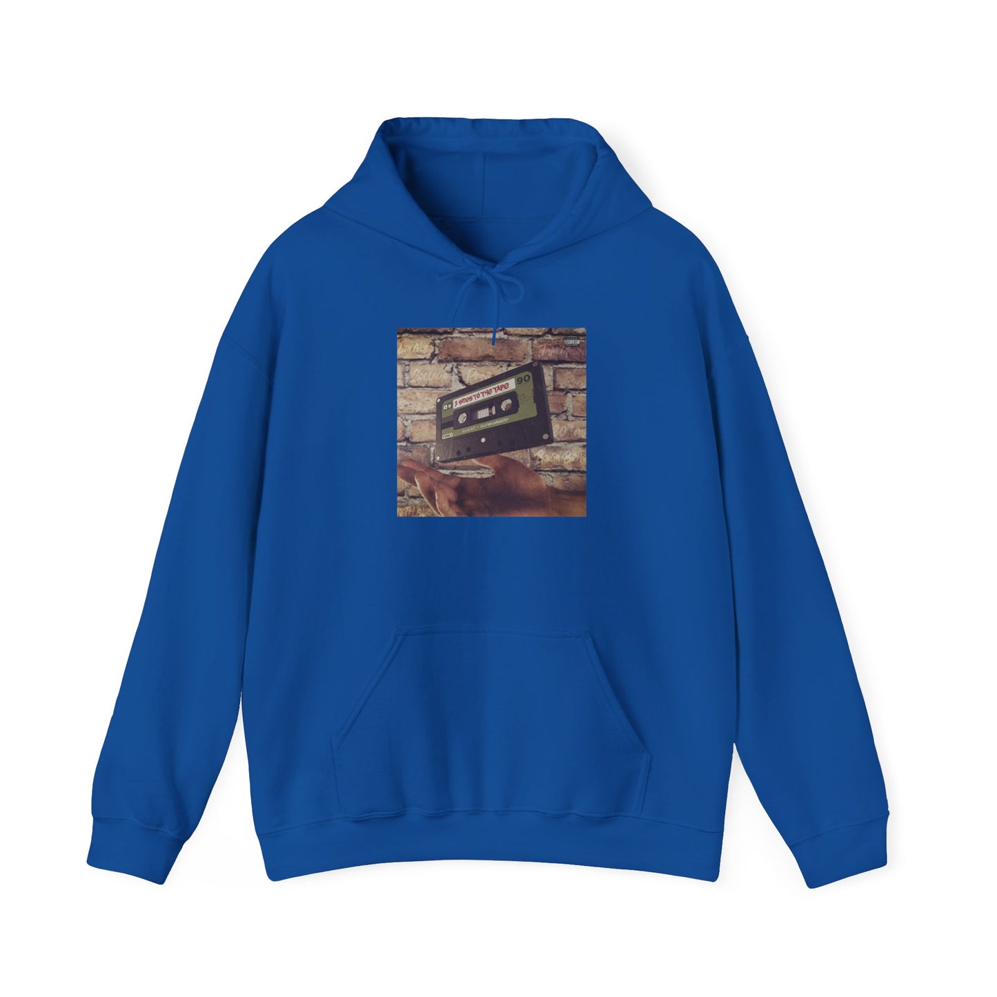 Retro Music Hoodie -INSPIRED BY THE 2 SIDES TO THE TAPE ALBUM - Unisex Heavy Blend™ Sweatshirt with Cassette Design