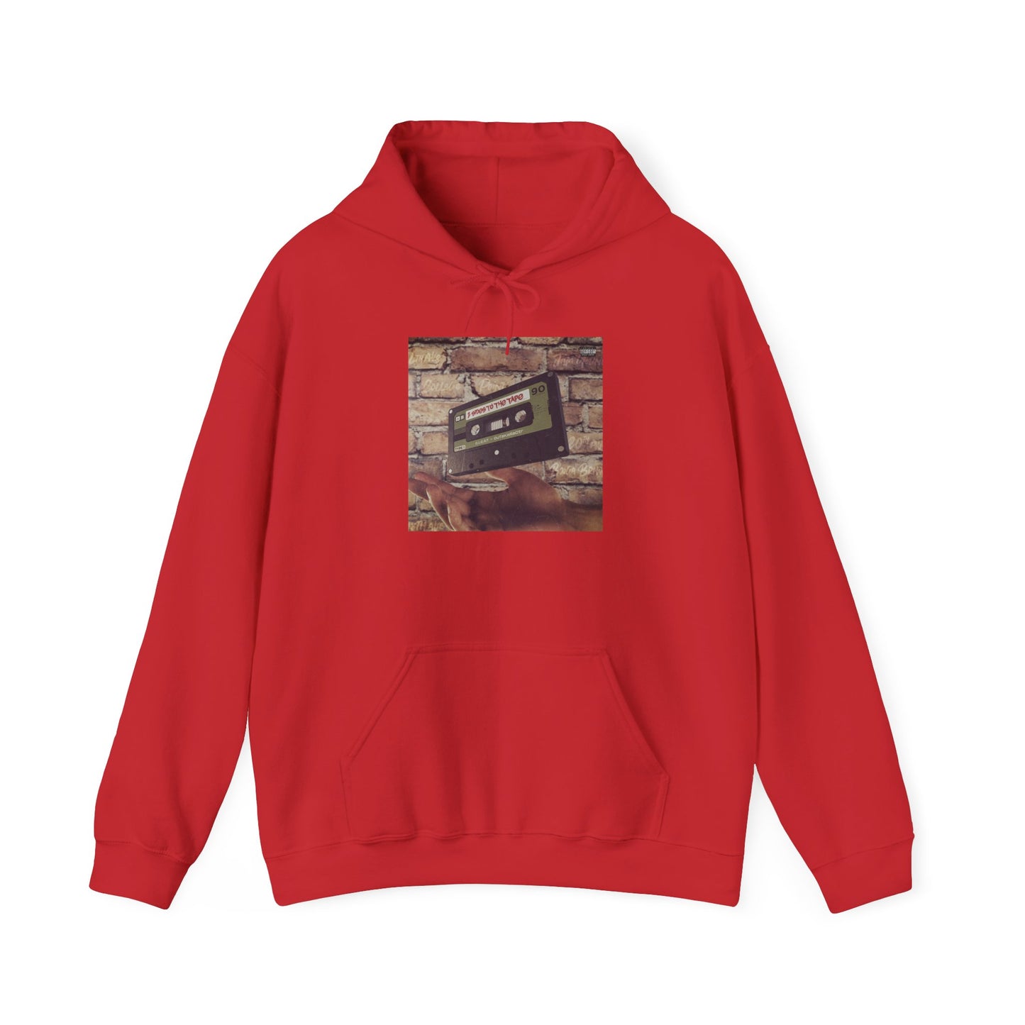 Retro Music Hoodie -INSPIRED BY THE 2 SIDES TO THE TAPE ALBUM - Unisex Heavy Blend™ Sweatshirt with Cassette Design