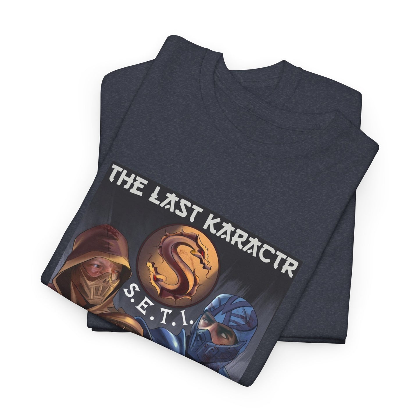 Retro Gaming Unisex Heavy Cotton Tee - The Last Karakctr S.E.T.I.