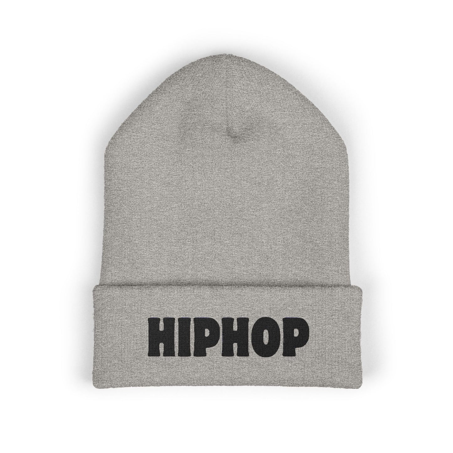 Hip-Hop Classic Cuffed Beanie, Winter Hat, Embroidered Beanie, Streetwear Accessory, Cool Gift for Music Lovers