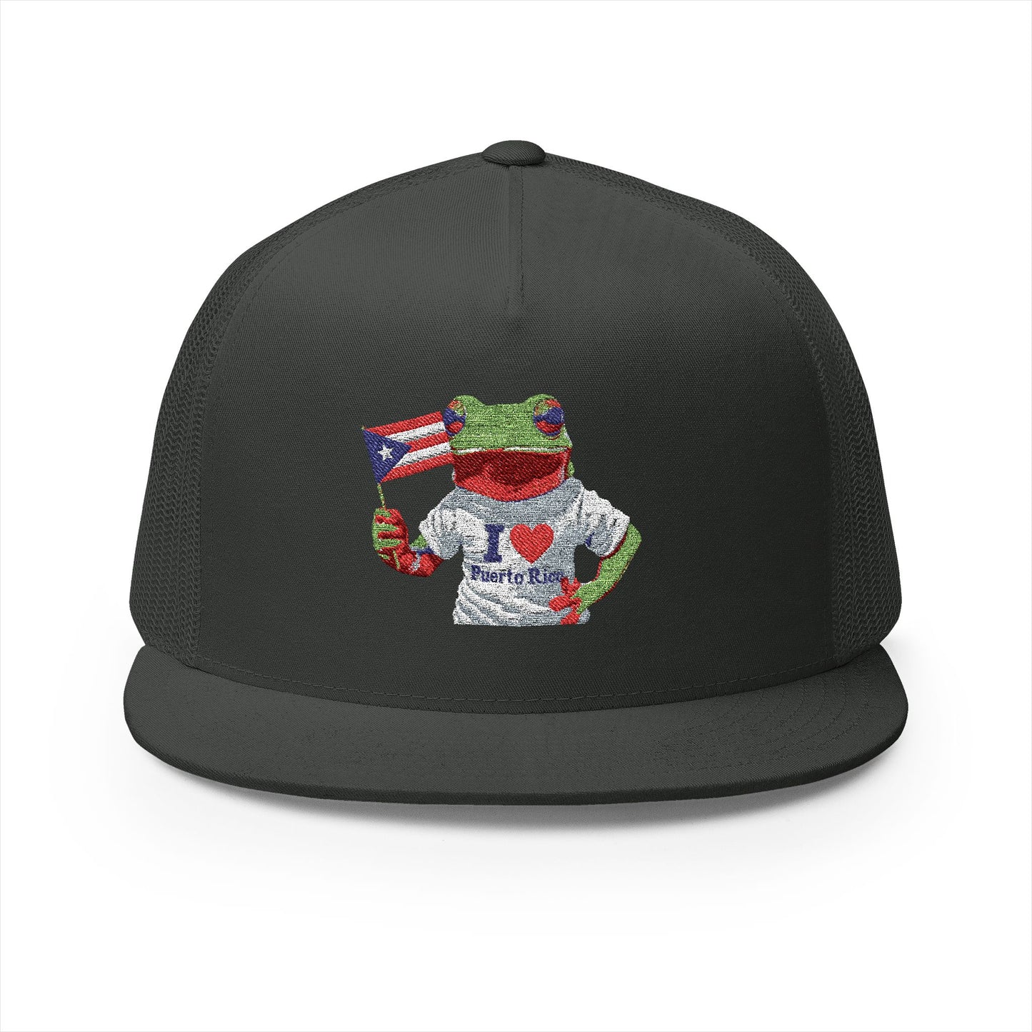 Embroidery Frog Trucker Cap | Fun Farm Style Hat | Unique Gift for Nature Lovers, Fashion Accessories, Casual Wear