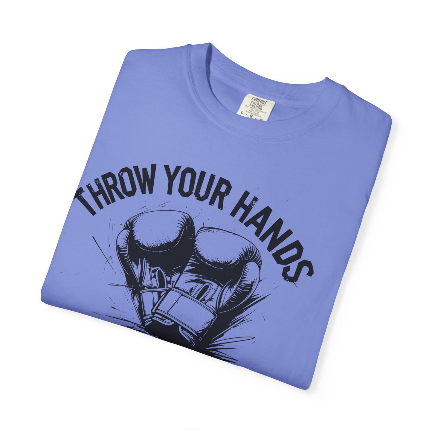 Boxing Motivational T-Shirt, Throw Your Hands Tee, Fitness Apparel, Workout Shirt, Unisex Gym Wear, Sports Gift