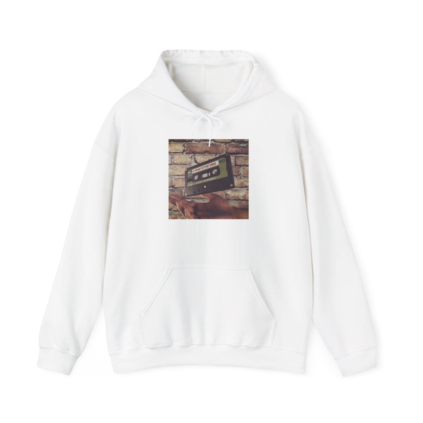 Retro Music Hoodie -INSPIRED BY THE 2 SIDES TO THE TAPE ALBUM - Unisex Heavy Blend™ Sweatshirt with Cassette Design