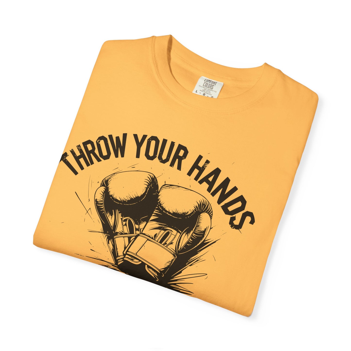 Boxing Motivational T-Shirt, Throw Your Hands Tee, Fitness Apparel, Workout Shirt, Unisex Gym Wear, Sports Gift