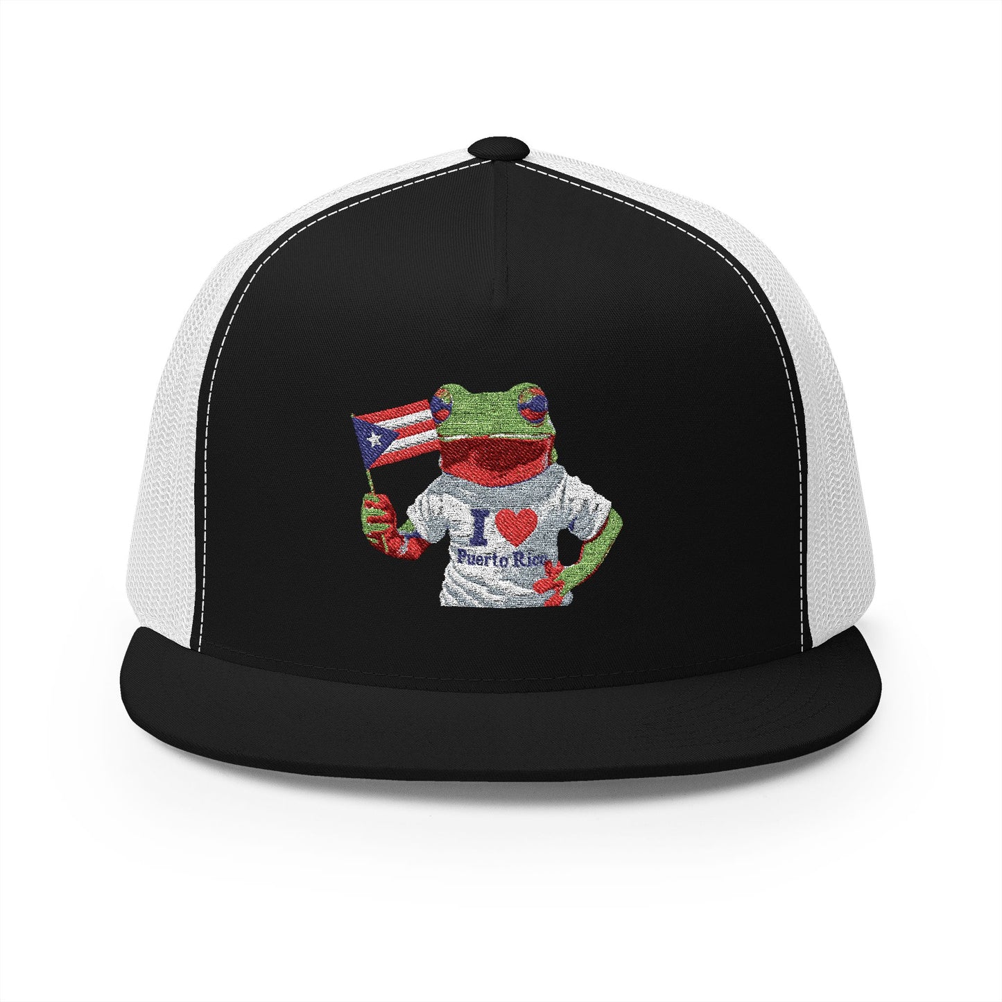 Embroidery Frog Trucker Cap | Fun Farm Style Hat | Unique Gift for Nature Lovers, Fashion Accessories, Casual Wear
