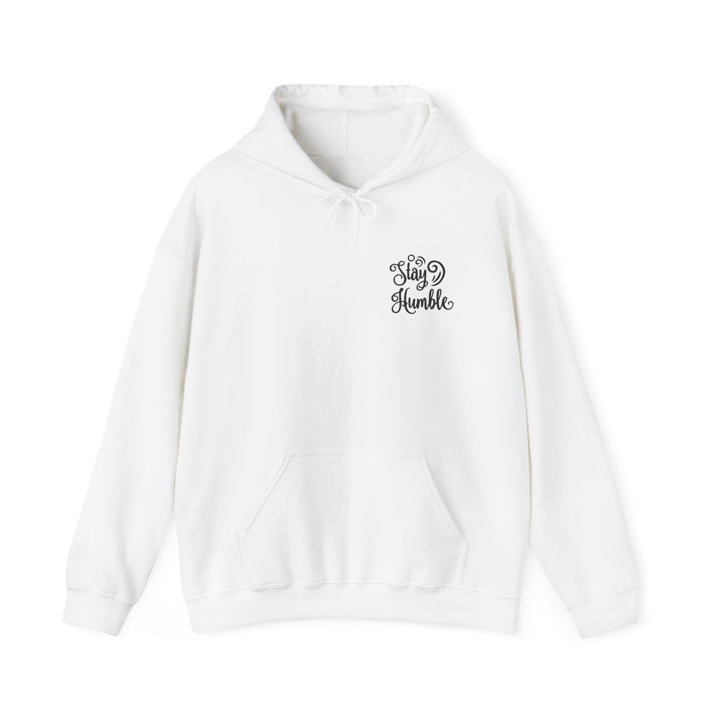 Embroidery Stay Humble Unisex Hoodie - Cozy Heavy Blend Sweatshirt for Everyday Wear