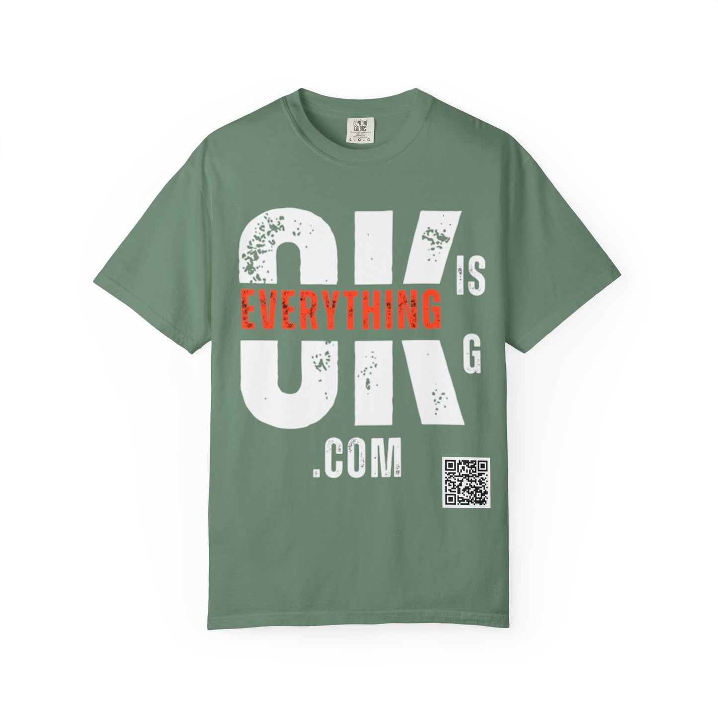 Everything Is G O.K Unisex Garment-Dyed T-Shirt, Comfy Casual Tee, Streetwear Style, Everyday Wear, Gift for Friends, Unique Graphic Shirt