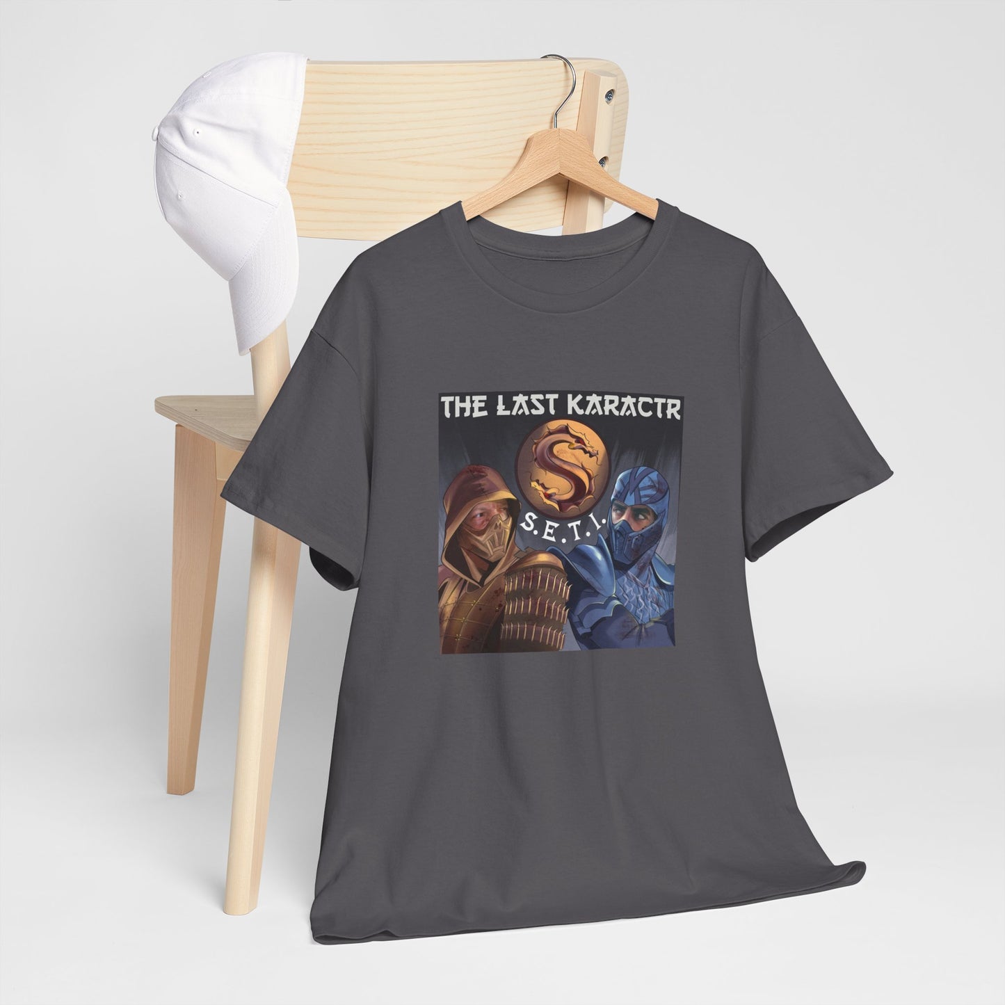 Retro Gaming Unisex Heavy Cotton Tee - The Last Karakctr S.E.T.I.
