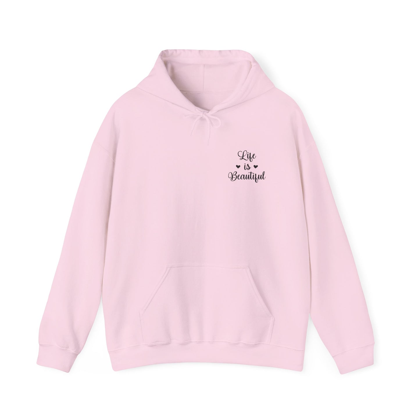 Embroidery Life is Beautiful Unisex Heavy Blend Hoodie