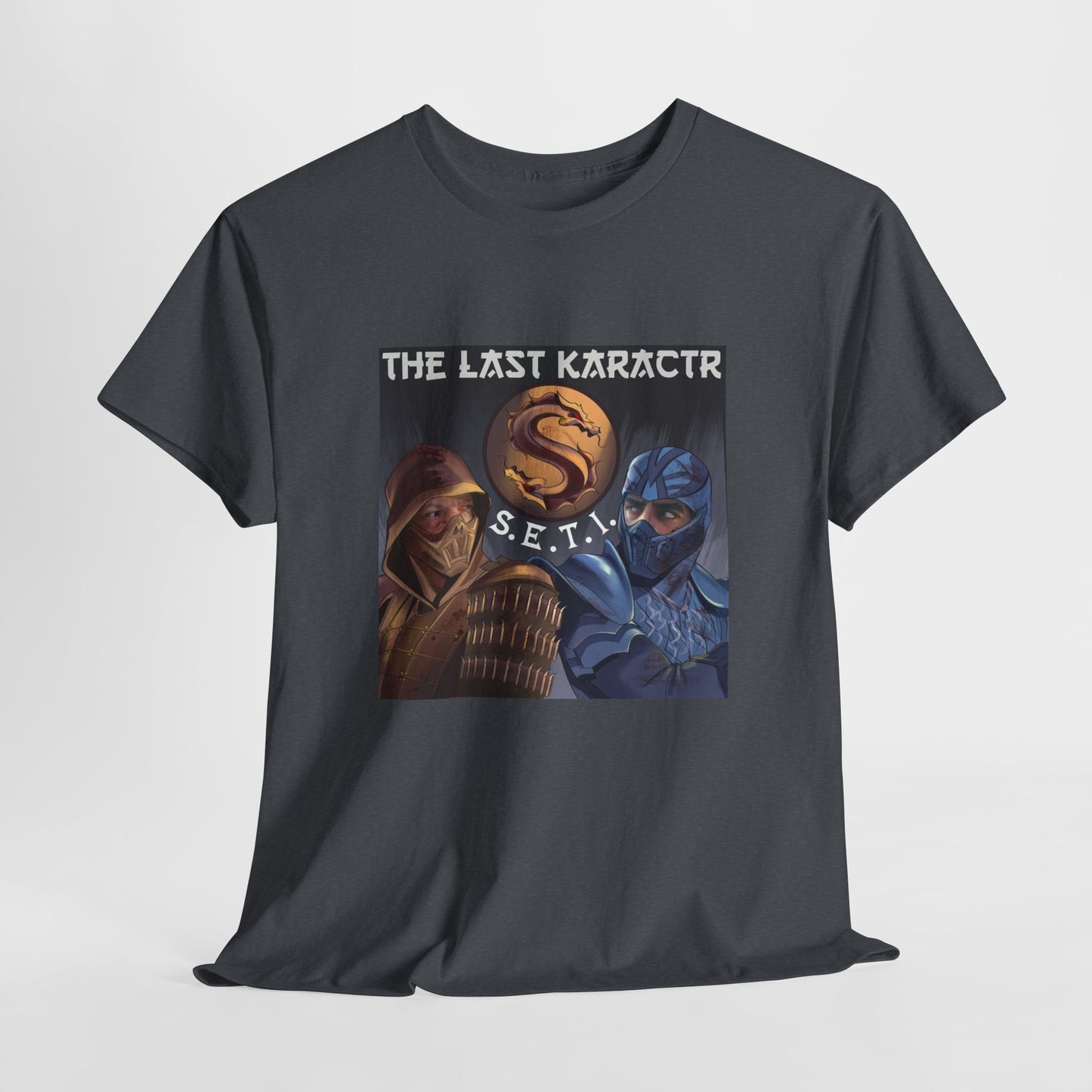 Retro Gaming Unisex Heavy Cotton Tee - The Last Karakctr S.E.T.I.