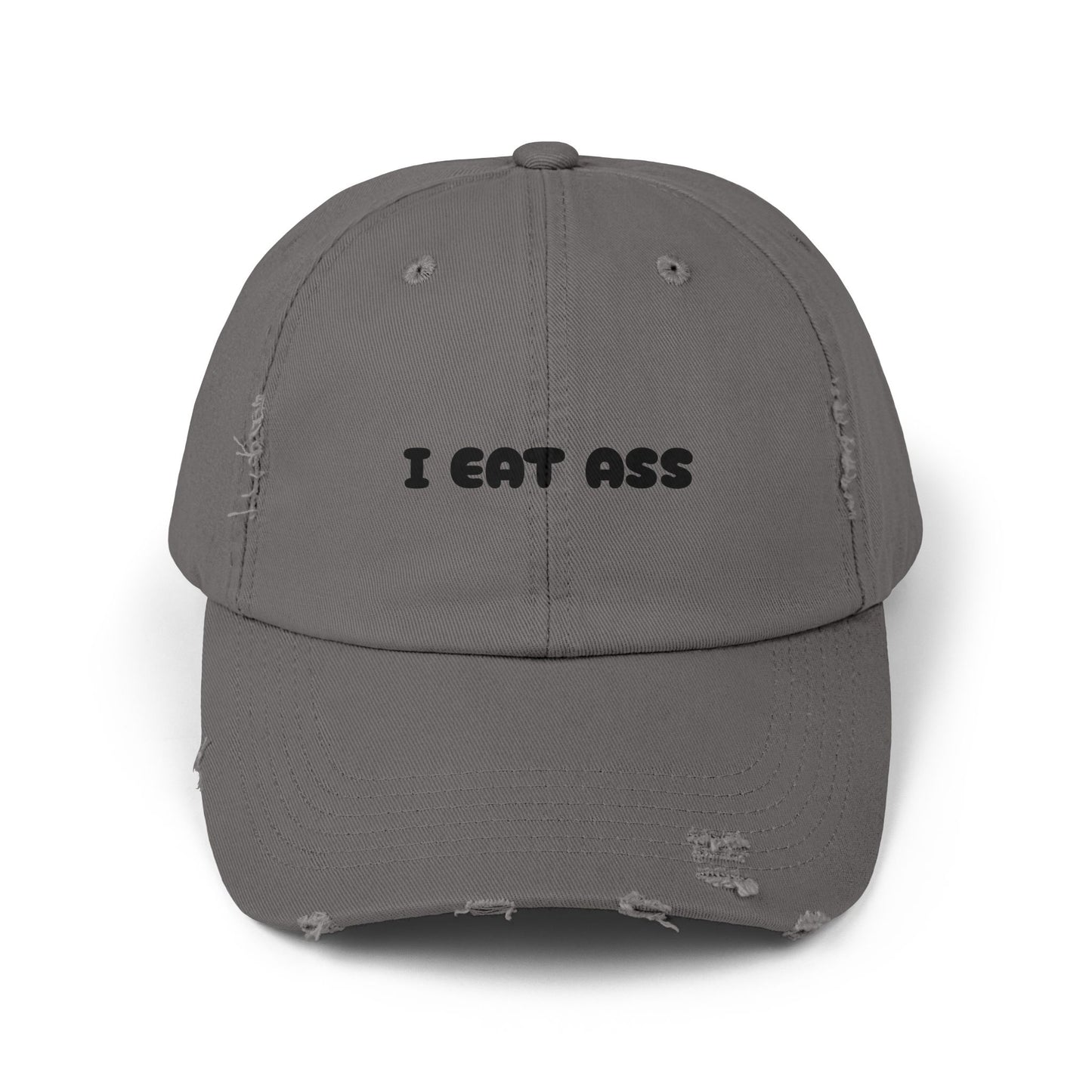 Playful Distressed Cap for Casual Vibes, Gift for Friends, Fun Fashion Accessory, Unisex Hat for Festivals, Quirky Apparel