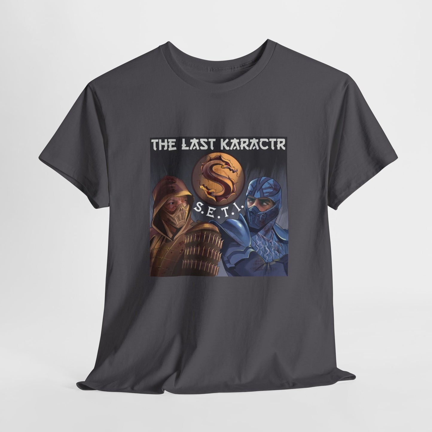 Retro Gaming Unisex Heavy Cotton Tee - The Last Karakctr S.E.T.I.