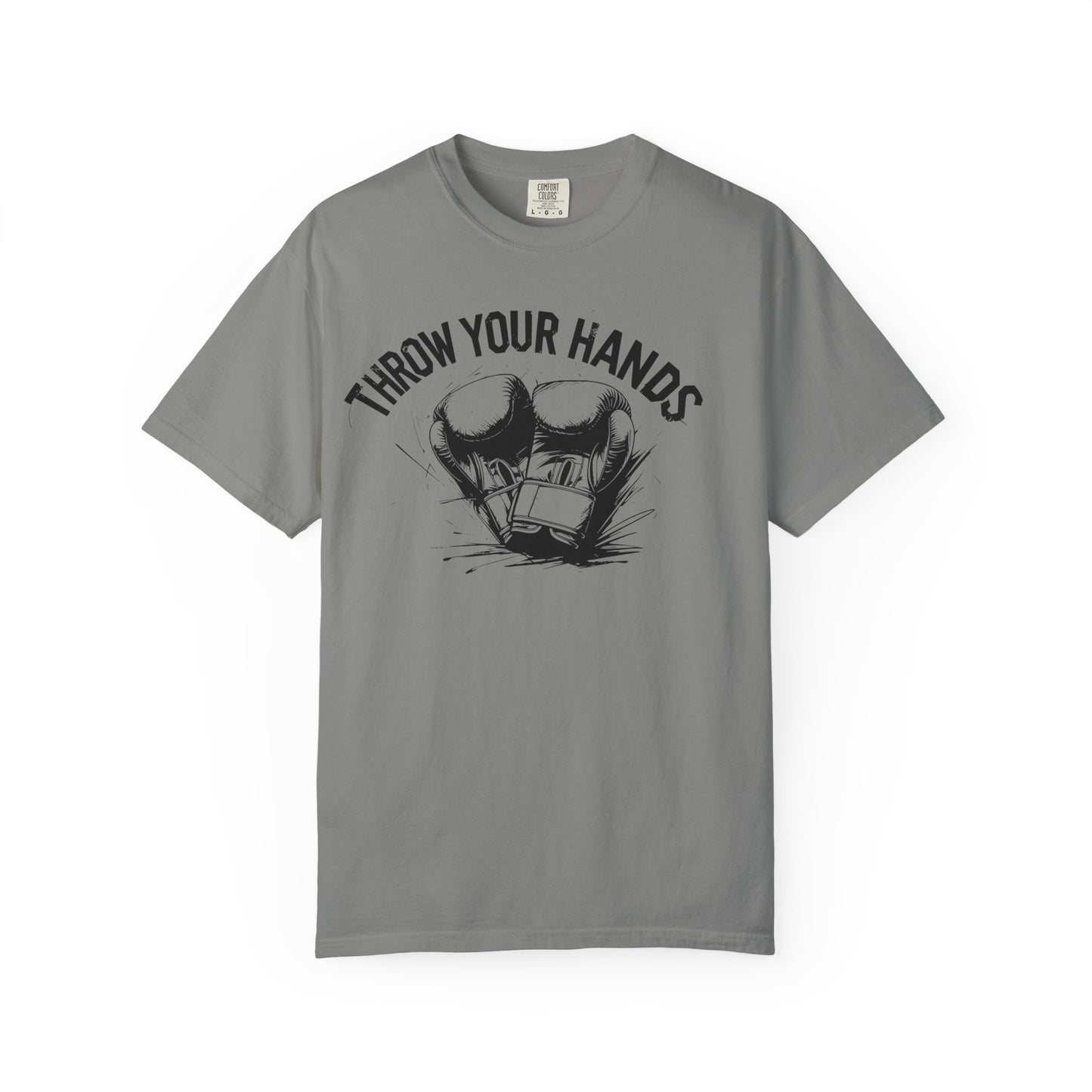 Boxing Motivational T-Shirt, Throw Your Hands Tee, Fitness Apparel, Workout Shirt, Unisex Gym Wear, Sports Gift