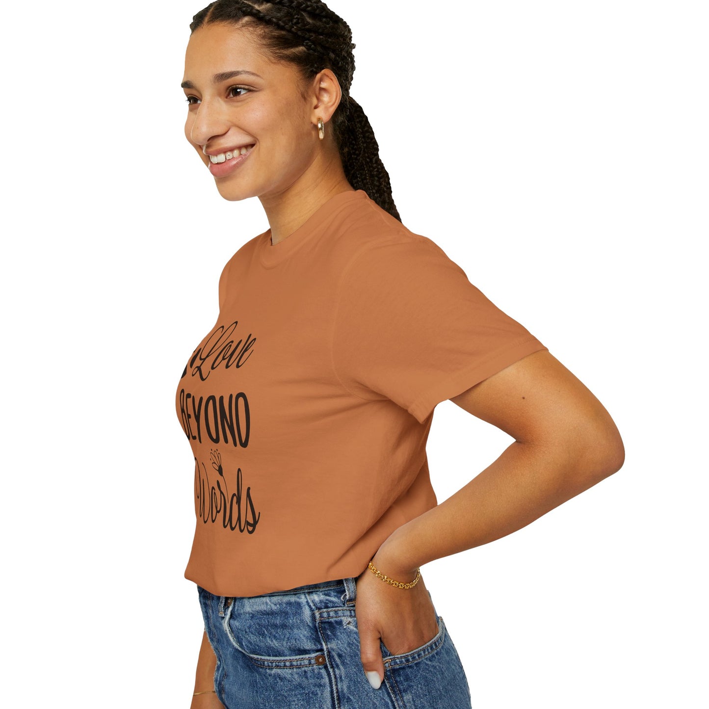 Love Beyond Words T-Shirt, Unisex Casual Tee, Cute Gift for Him/Her, Anniversary, Valentine's Day, Everyday Wear, Customizable
