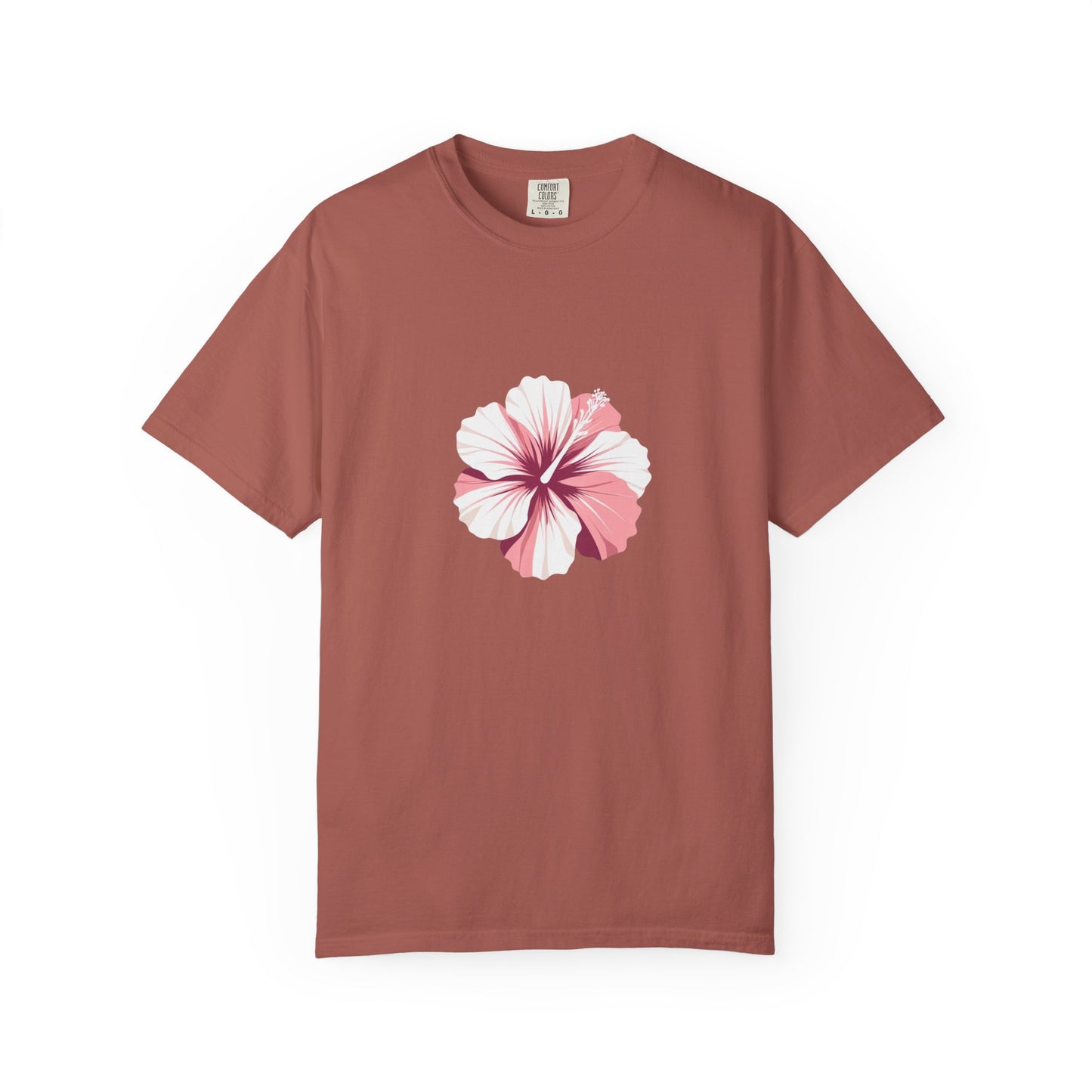 Floral Summer Vibes T-Shirt - Casual Tee, Relaxed Fit, Gift for Mom, Vacation Outfit, Beachwear