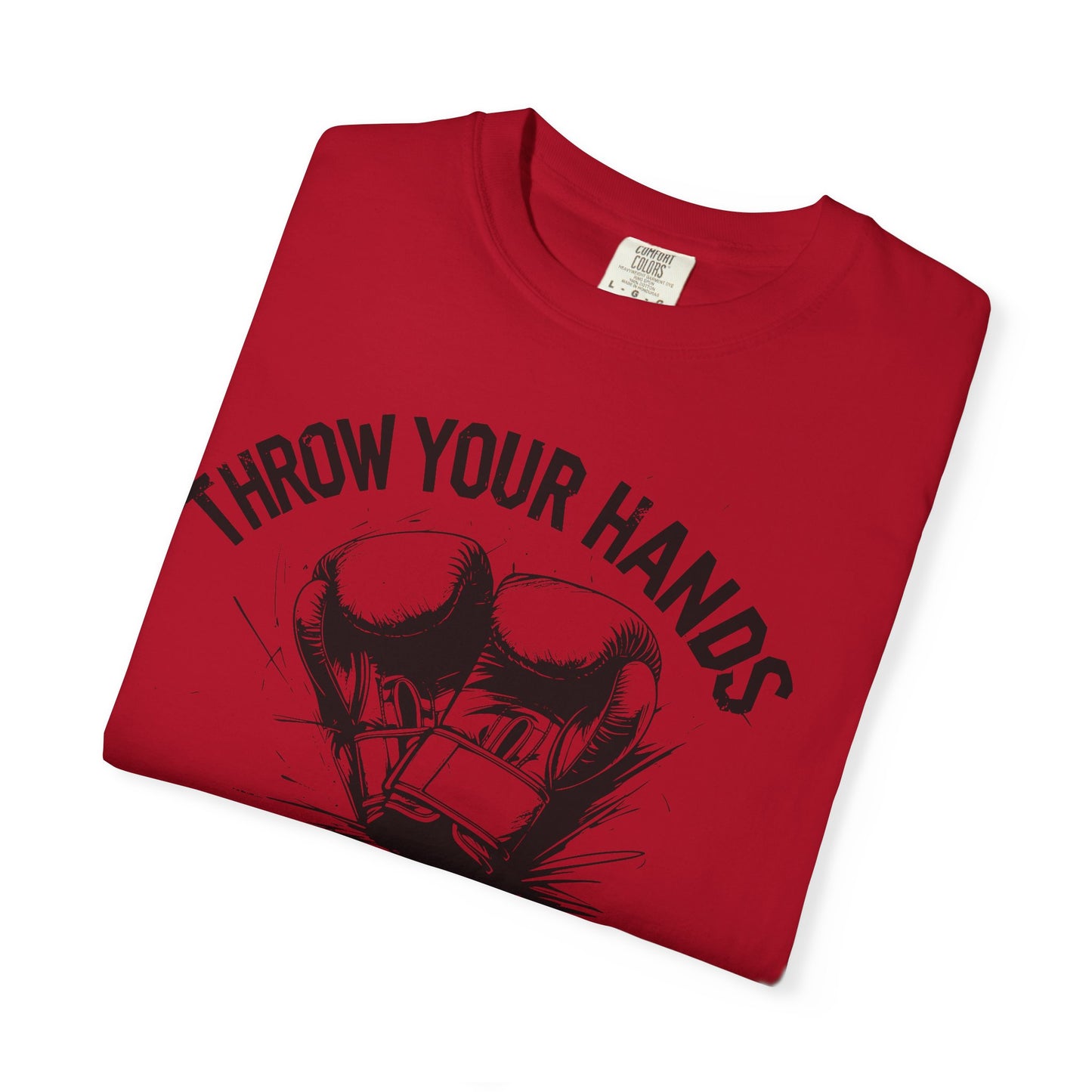 Boxing Motivational T-Shirt, Throw Your Hands Tee, Fitness Apparel, Workout Shirt, Unisex Gym Wear, Sports Gift