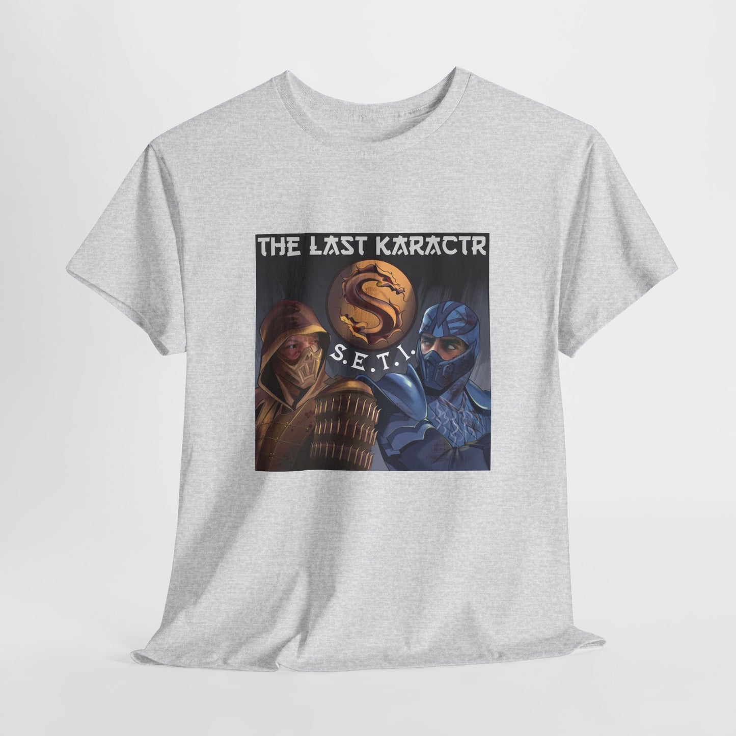 Retro Gaming Unisex Heavy Cotton Tee - The Last Karakctr S.E.T.I.