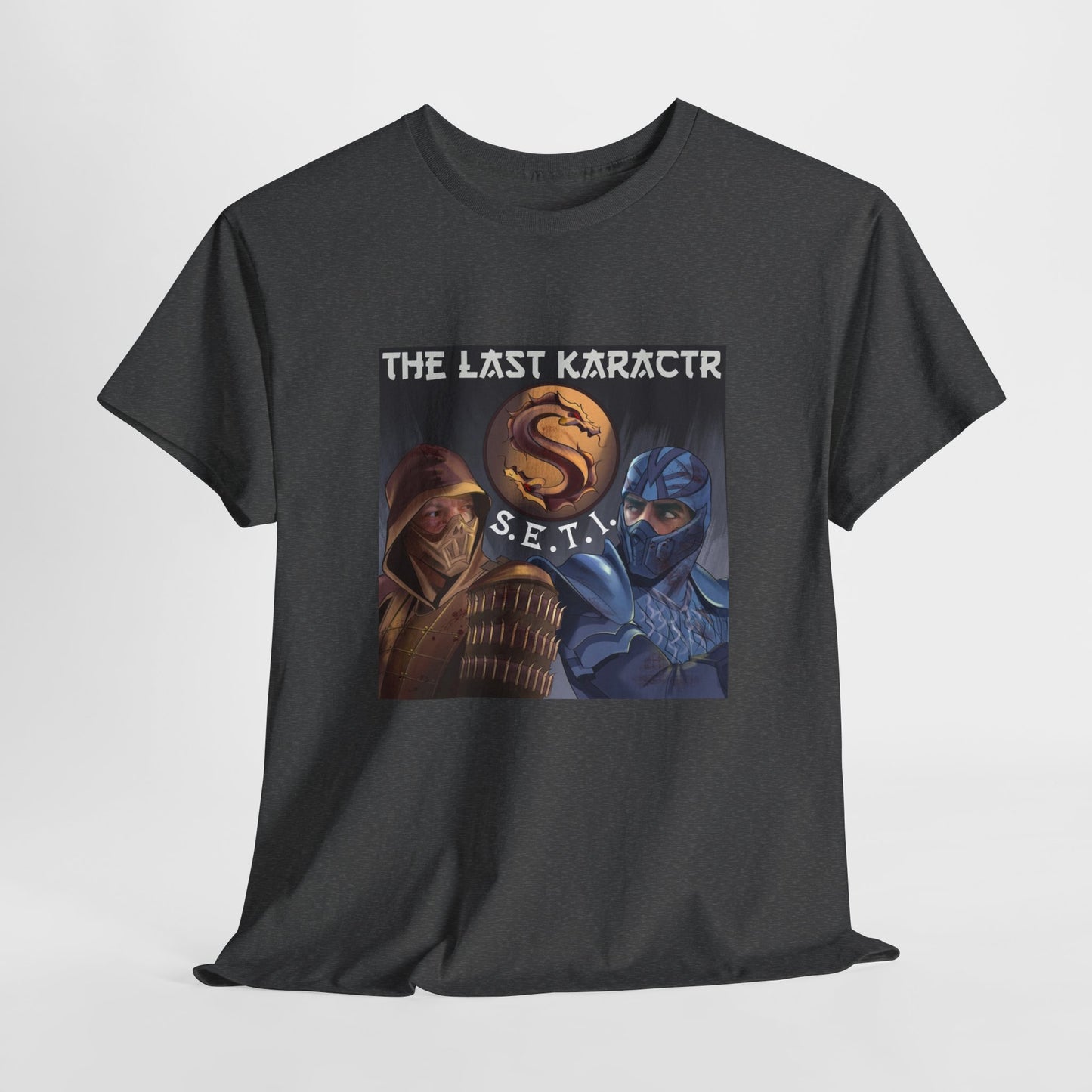 Retro Gaming Unisex Heavy Cotton Tee - The Last Karakctr S.E.T.I.