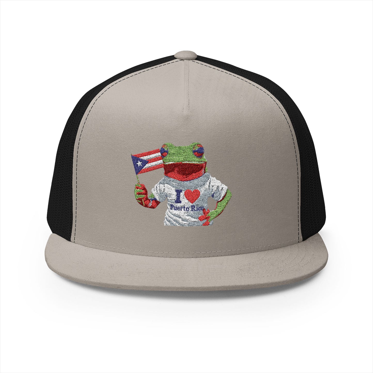 Embroidery Frog Trucker Cap | Fun Farm Style Hat | Unique Gift for Nature Lovers, Fashion Accessories, Casual Wear