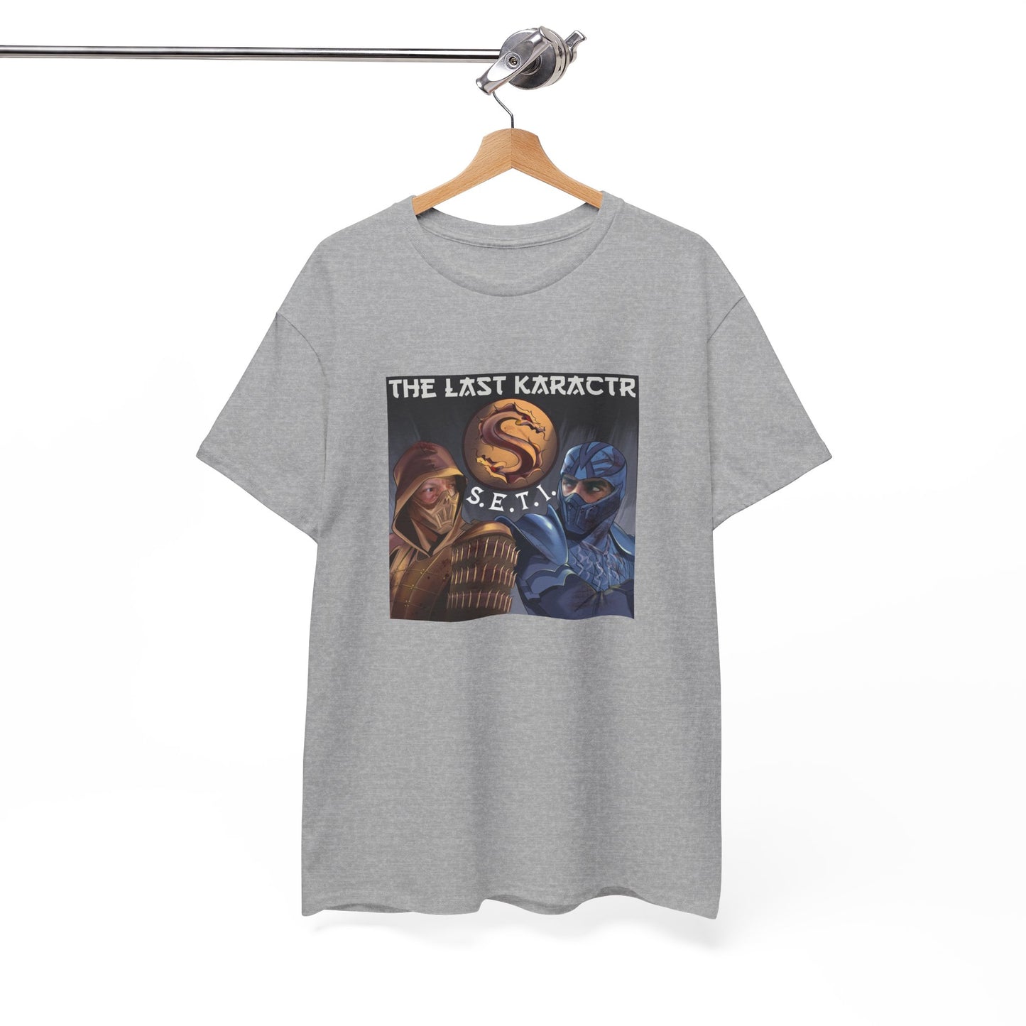 Retro Gaming Unisex Heavy Cotton Tee - The Last Karakctr S.E.T.I.