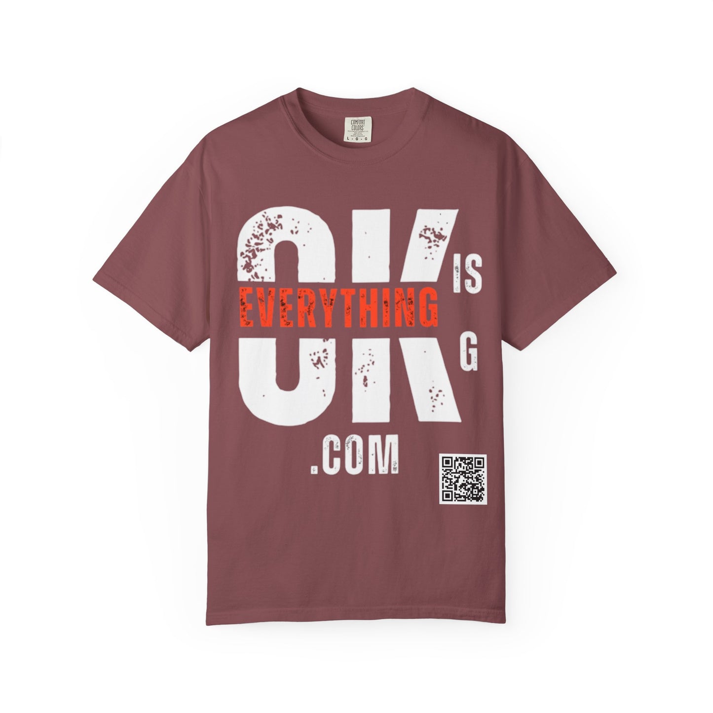 Everything Is G O.K Unisex Garment-Dyed T-Shirt, Comfy Casual Tee, Streetwear Style, Everyday Wear, Gift for Friends, Unique Graphic Shirt