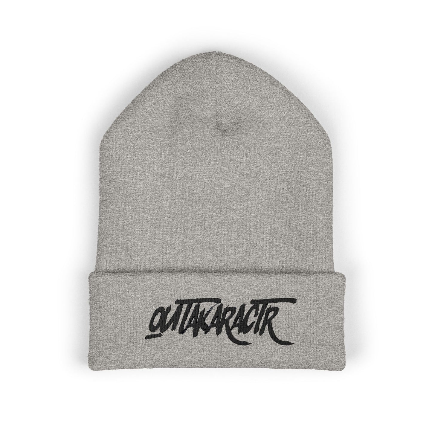 Stylish Cuffed Beanie with Custom Embroidery, Trendy Winter Accessory, Perfect for Gifts, Casual Streetwear, Fashionable Headwear