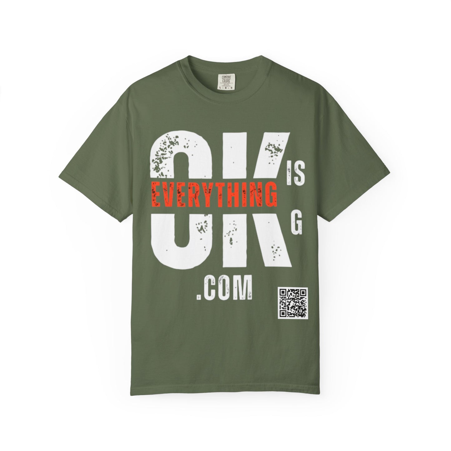 Everything Is G O.K Unisex Garment-Dyed T-Shirt, Comfy Casual Tee, Streetwear Style, Everyday Wear, Gift for Friends, Unique Graphic Shirt