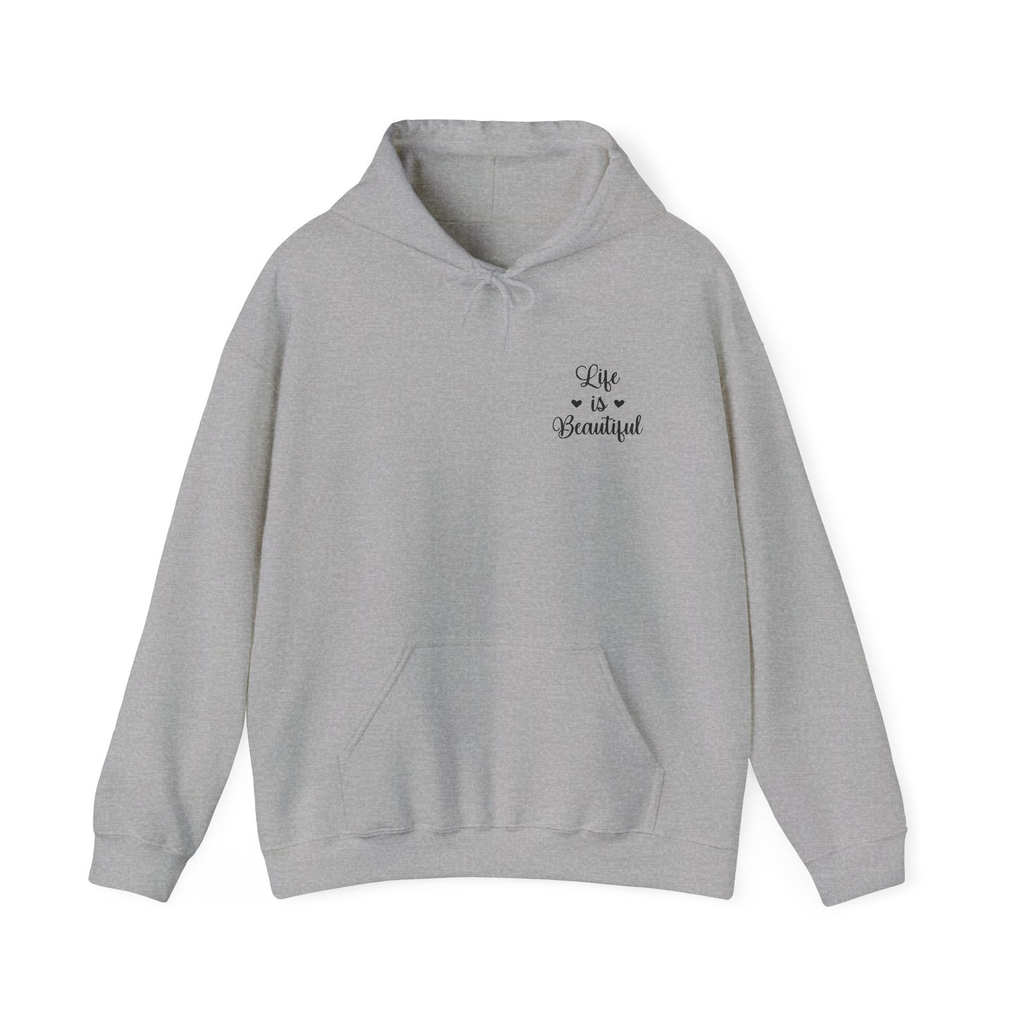 Embroidery Life is Beautiful Unisex Heavy Blend Hoodie
