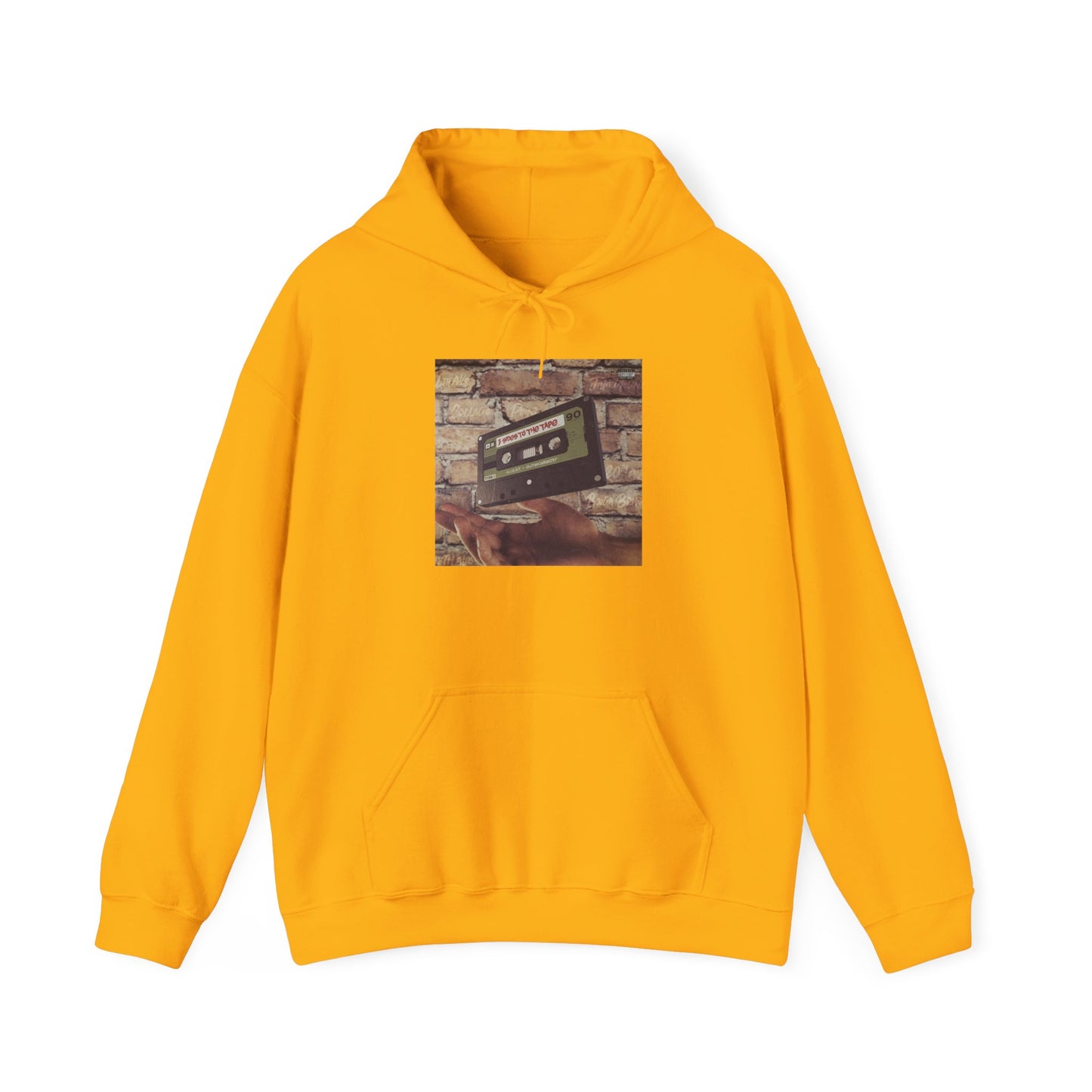 Retro Music Hoodie -INSPIRED BY THE 2 SIDES TO THE TAPE ALBUM - Unisex Heavy Blend™ Sweatshirt with Cassette Design