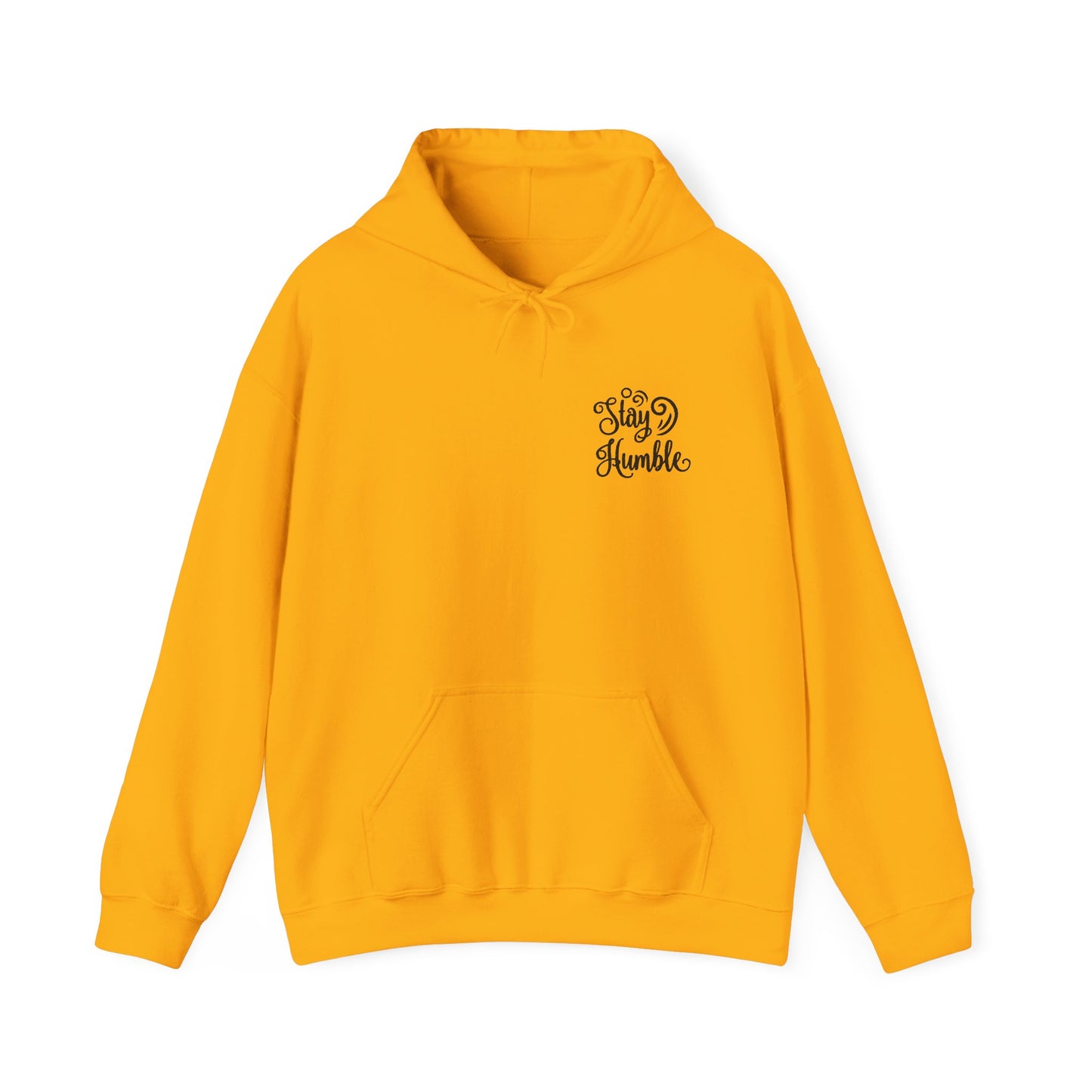 Embroidery Stay Humble Unisex Hoodie - Cozy Heavy Blend Sweatshirt for Everyday Wear