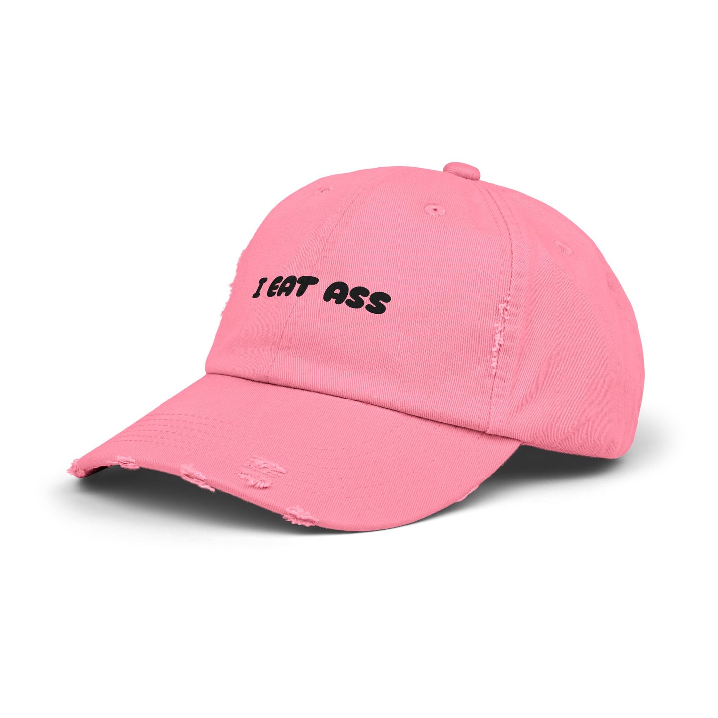 Playful Distressed Cap for Casual Vibes, Gift for Friends, Fun Fashion Accessory, Unisex Hat for Festivals, Quirky Apparel