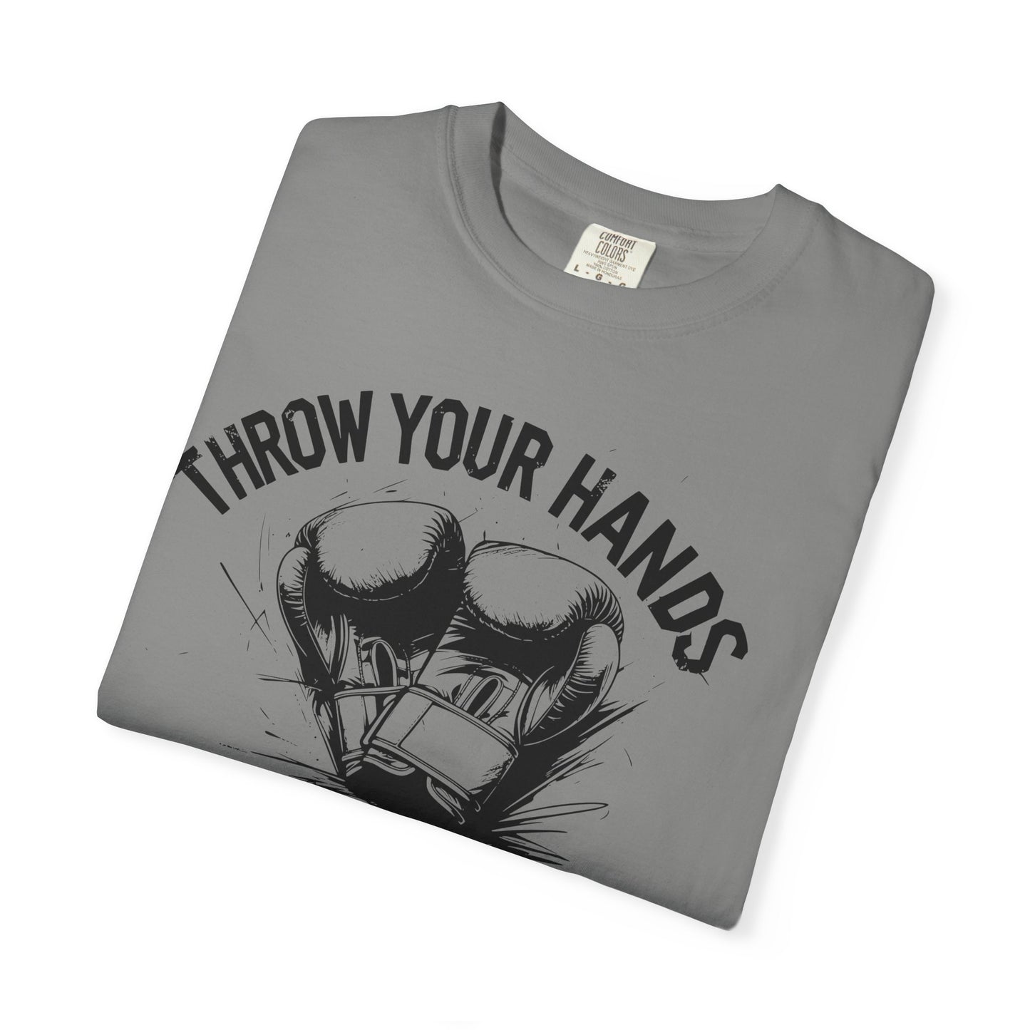 Boxing Motivational T-Shirt, Throw Your Hands Tee, Fitness Apparel, Workout Shirt, Unisex Gym Wear, Sports Gift