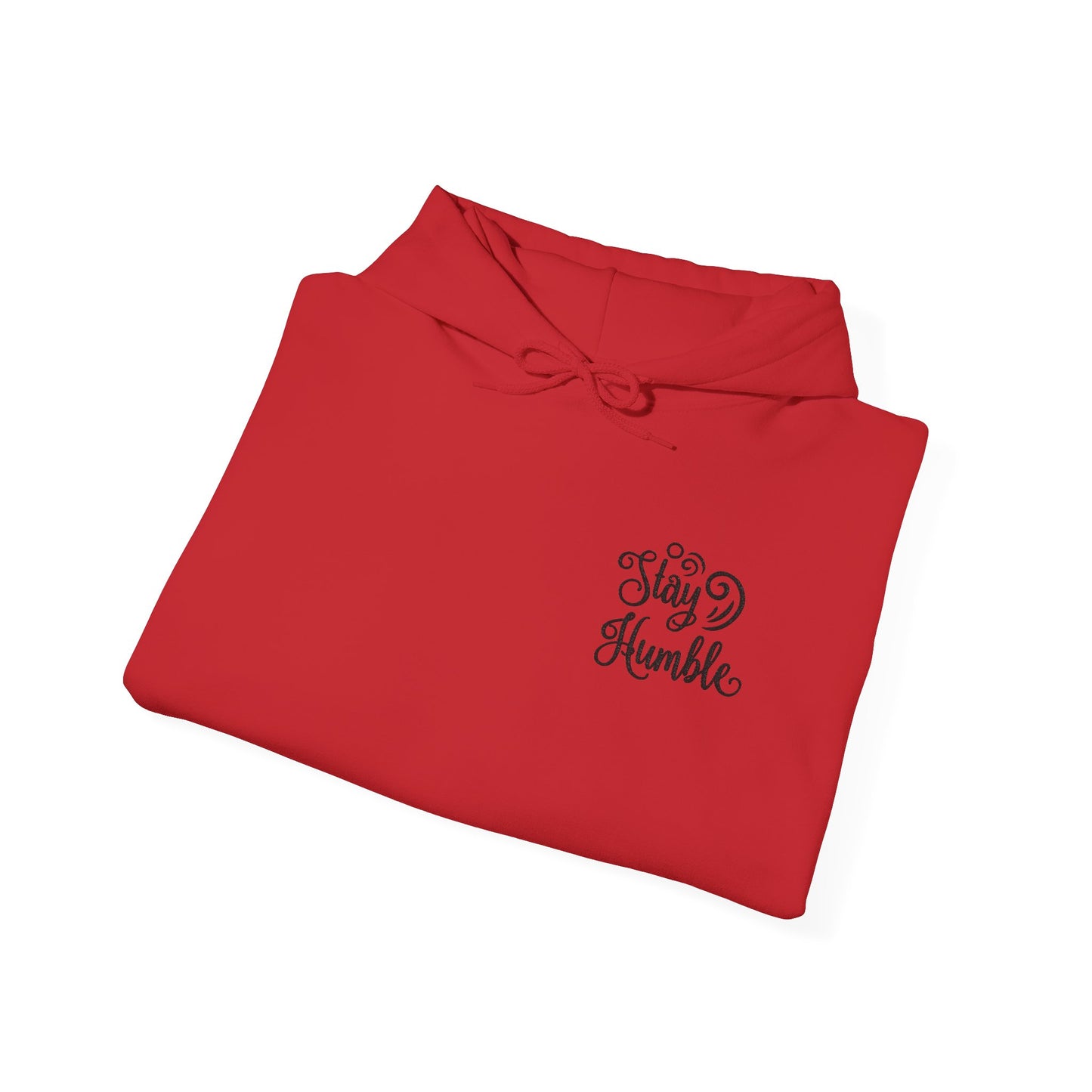 Embroidery Stay Humble Unisex Hoodie - Cozy Heavy Blend Sweatshirt for Everyday Wear