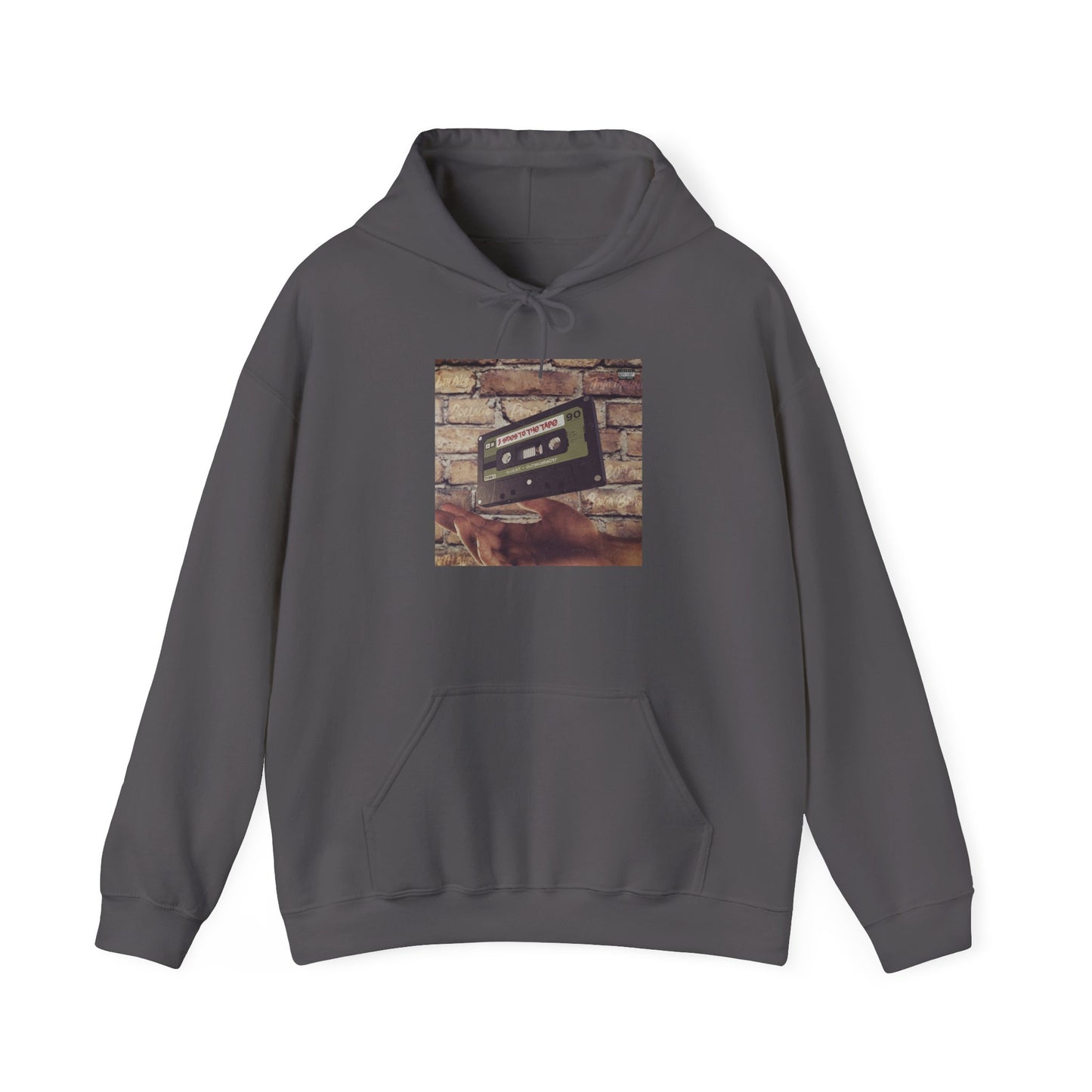 Retro Music Hoodie -INSPIRED BY THE 2 SIDES TO THE TAPE ALBUM - Unisex Heavy Blend™ Sweatshirt with Cassette Design