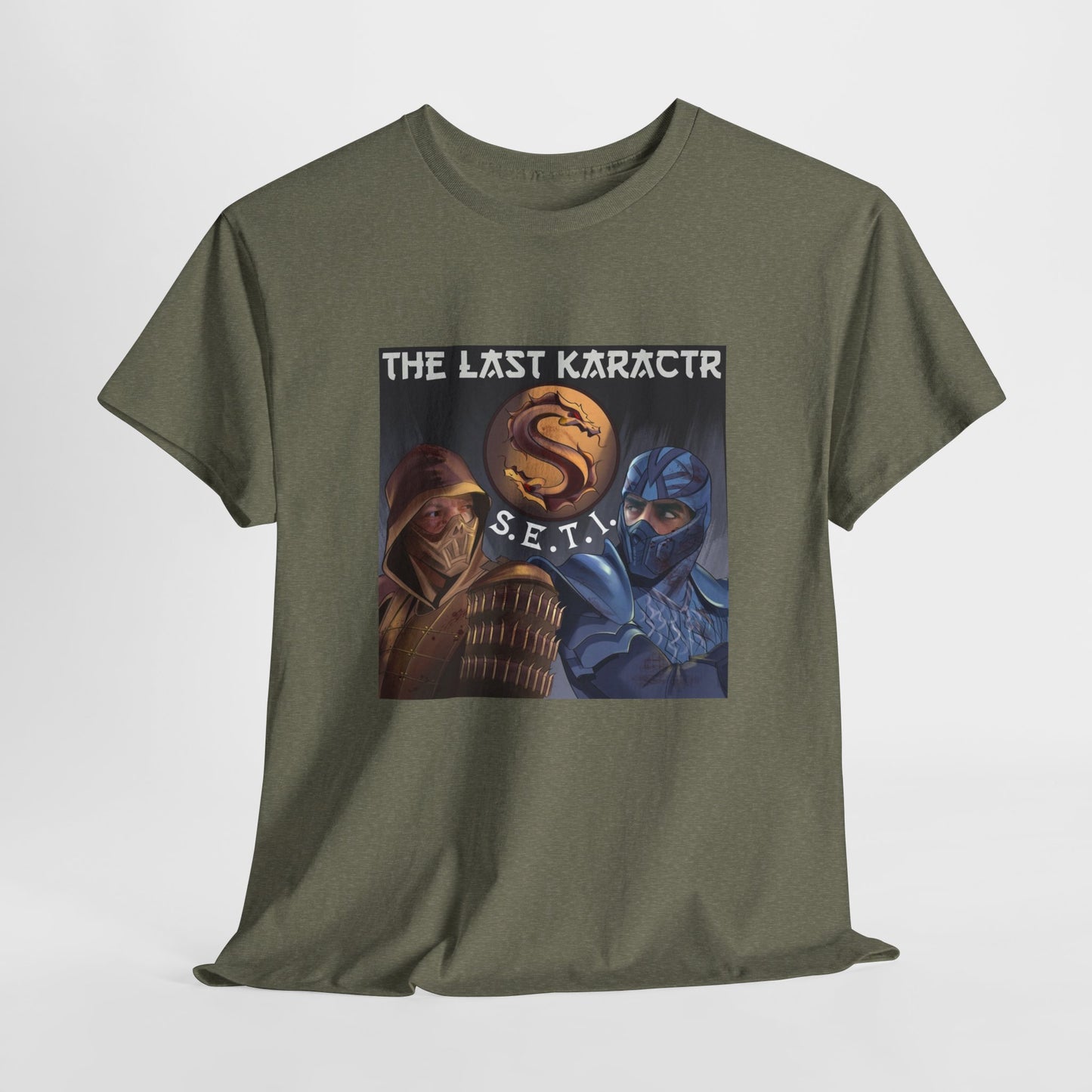 Retro Gaming Unisex Heavy Cotton Tee - The Last Karakctr S.E.T.I.