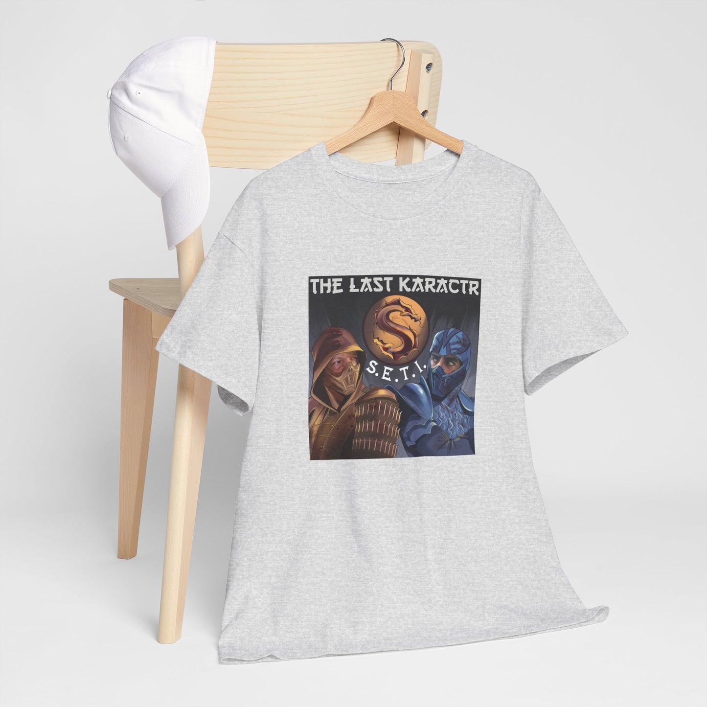 Retro Gaming Unisex Heavy Cotton Tee - The Last Karakctr S.E.T.I.