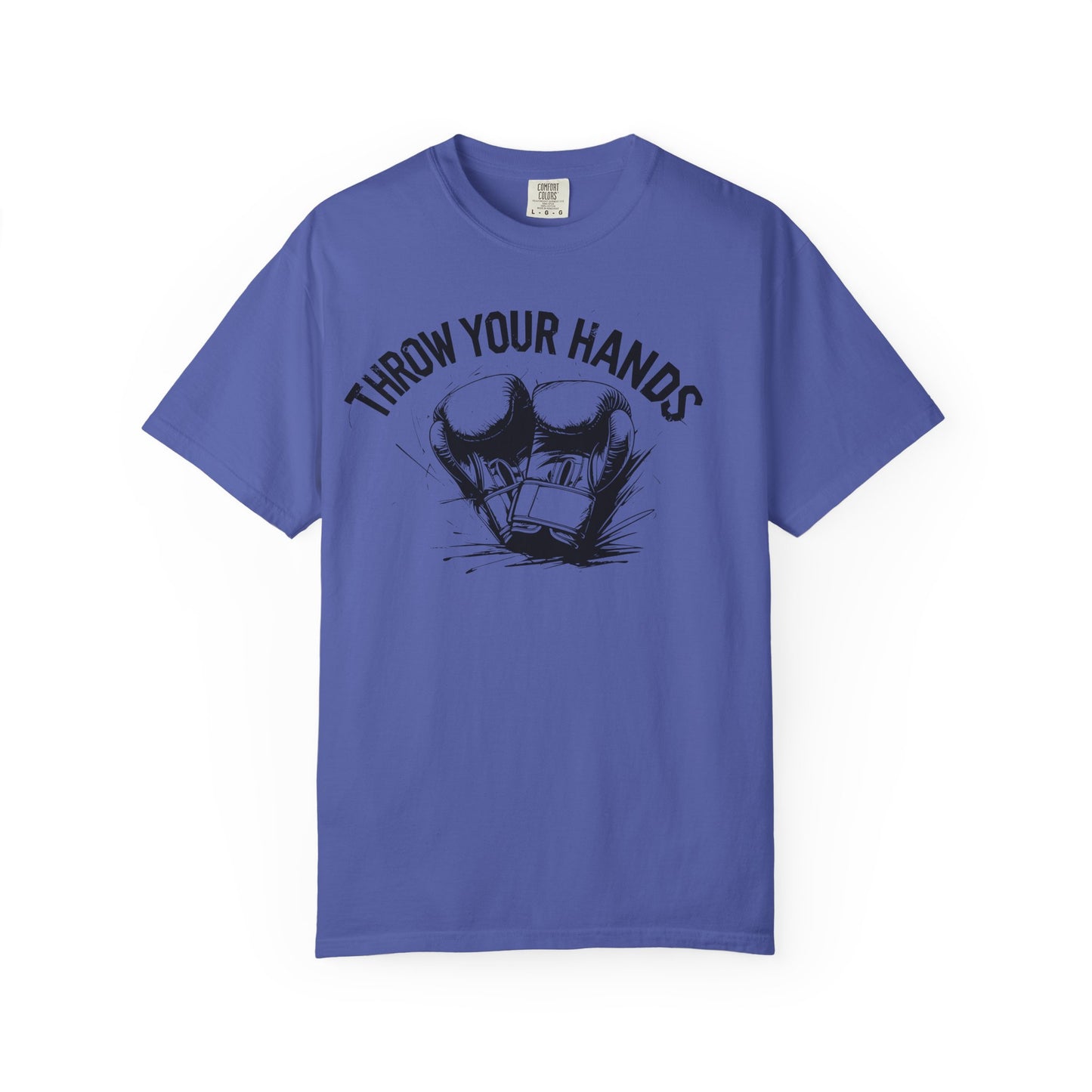 Boxing Motivational T-Shirt, Throw Your Hands Tee, Fitness Apparel, Workout Shirt, Unisex Gym Wear, Sports Gift