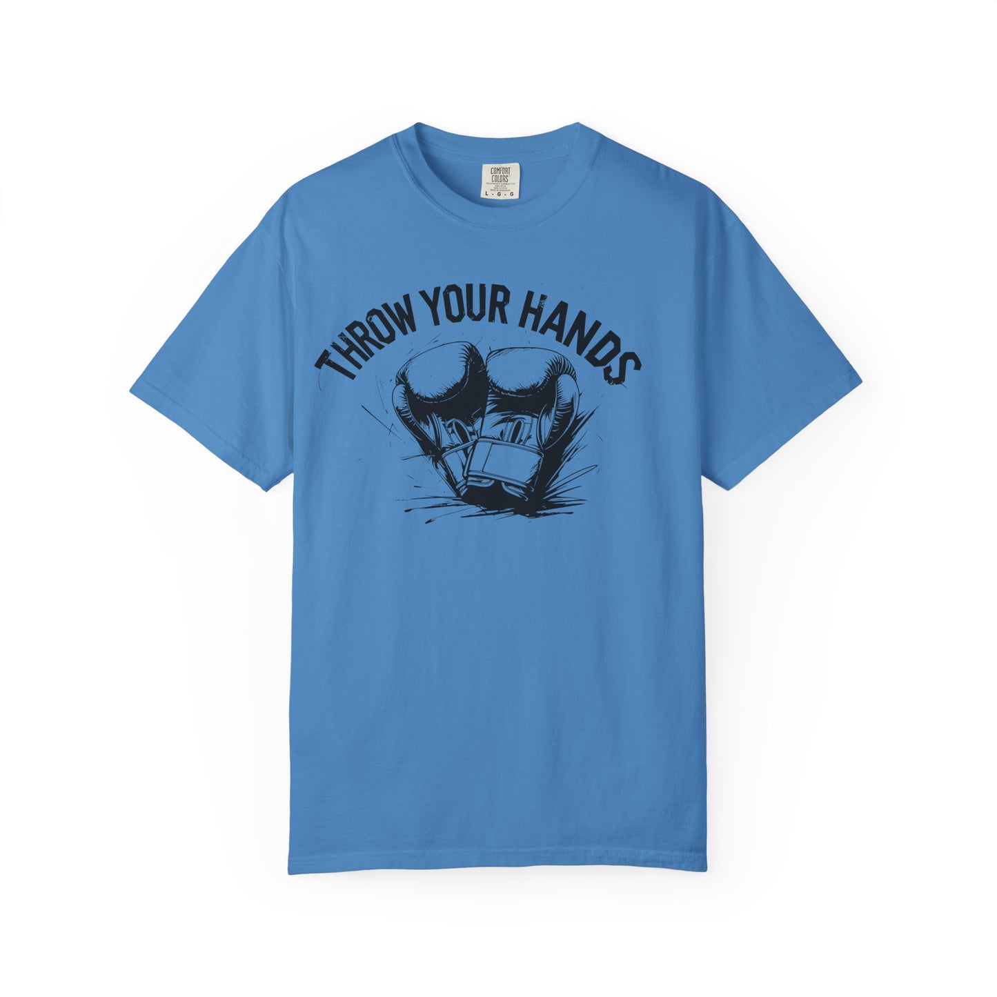 Boxing Motivational T-Shirt, Throw Your Hands Tee, Fitness Apparel, Workout Shirt, Unisex Gym Wear, Sports Gift