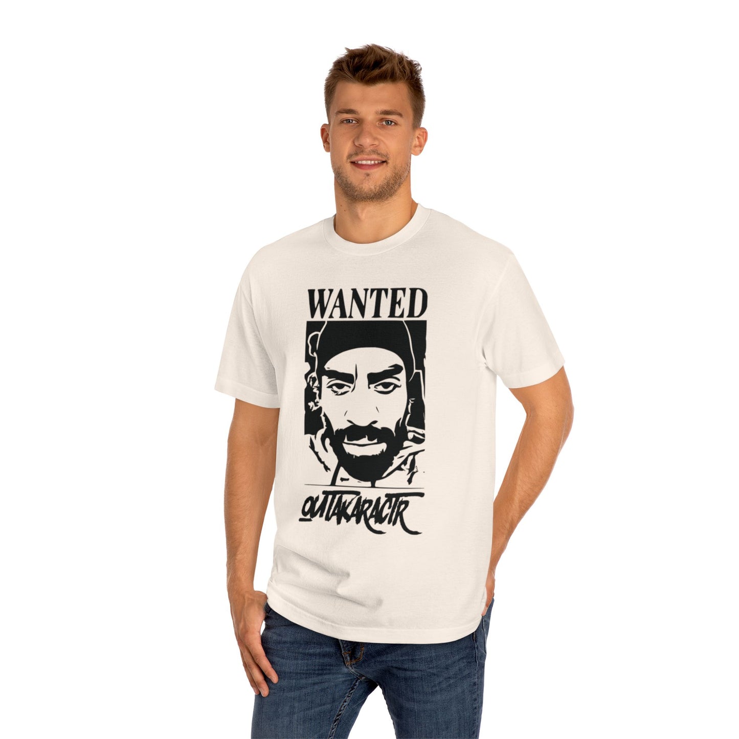 Wanted Graphic Tee - Unisex Classic T-Shirt, Vintage Style Shirt, Music Lover Gift, Streetwear Fashion, Casual Tee