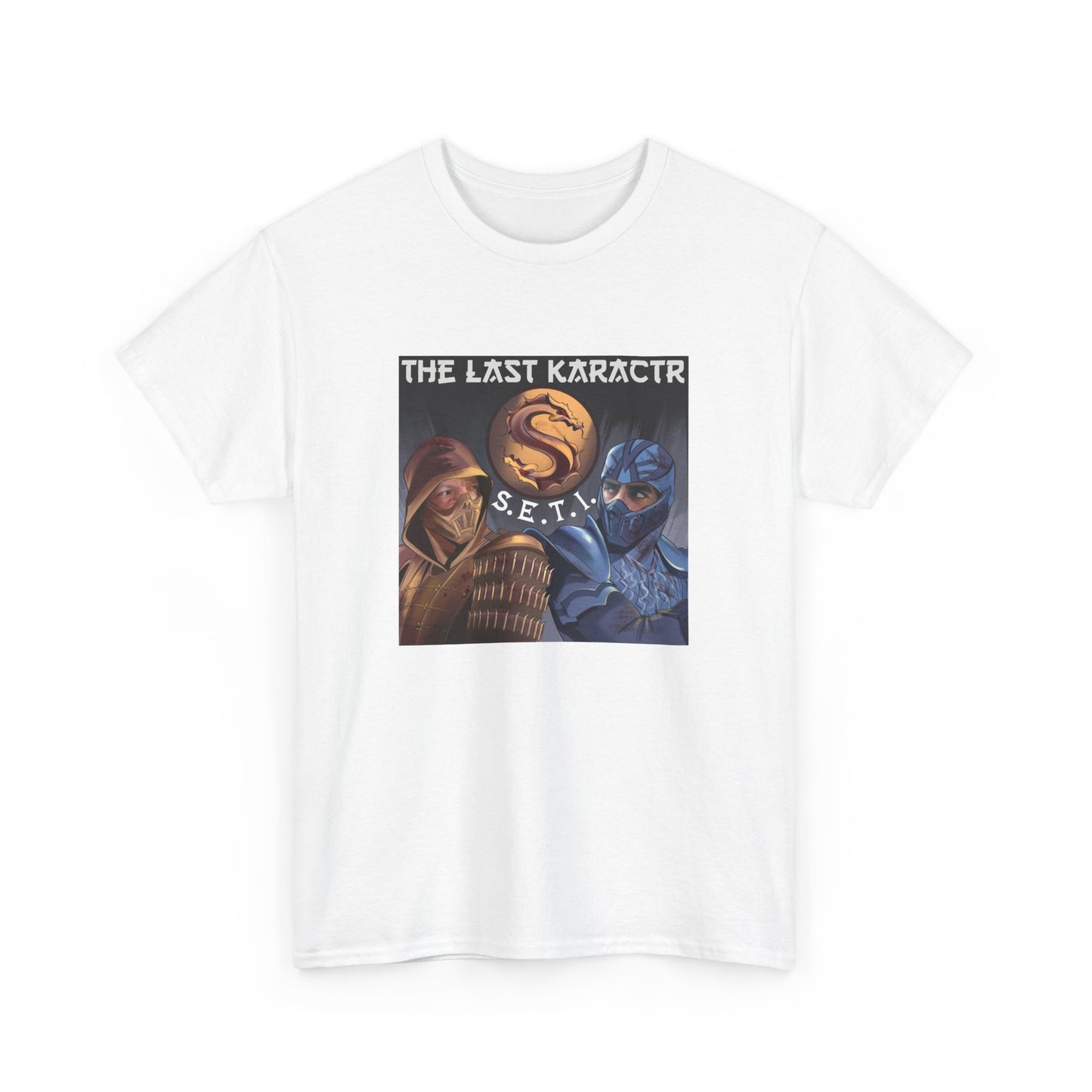 Retro Gaming Unisex Heavy Cotton Tee - The Last Karakctr S.E.T.I.