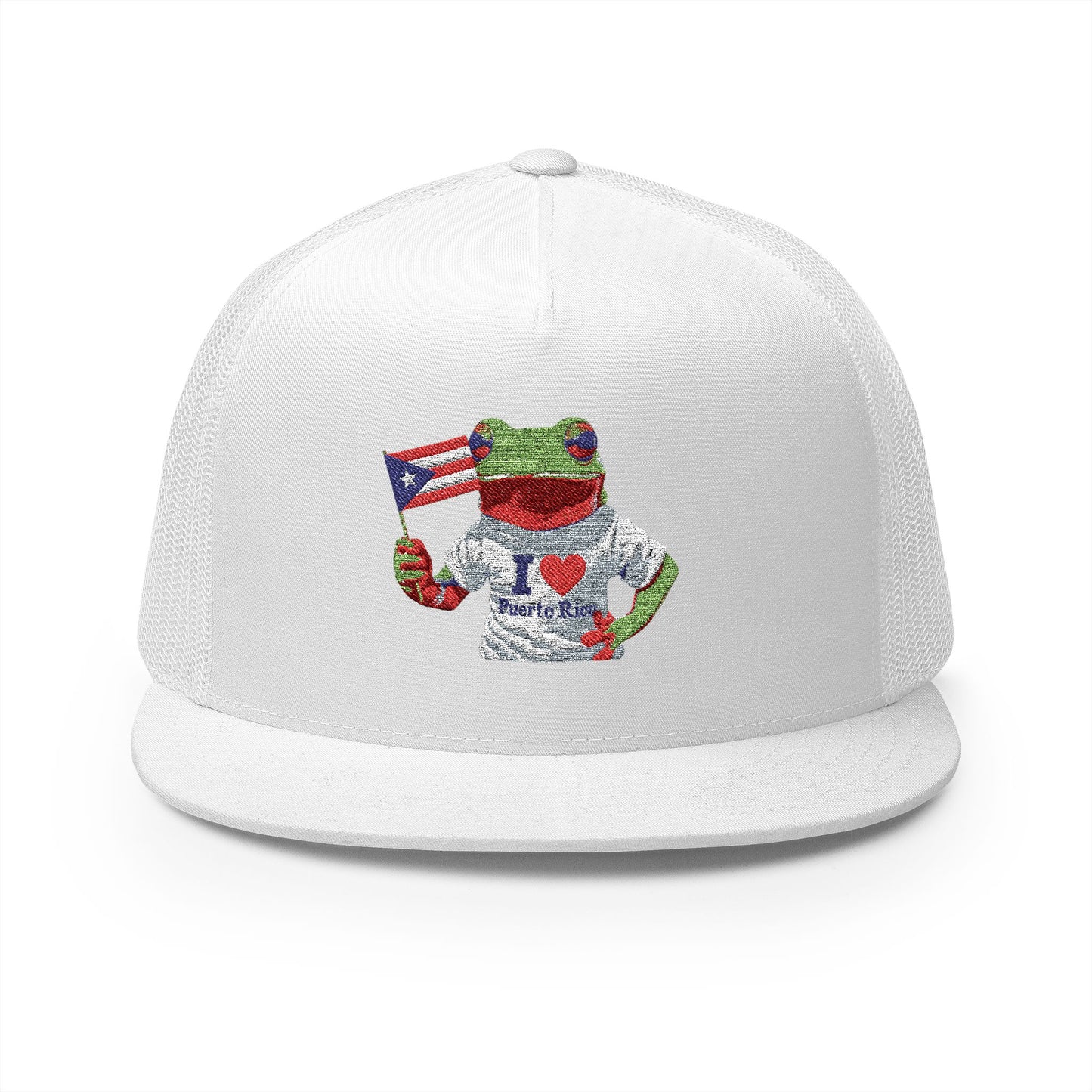 Embroidery Frog Trucker Cap | Fun Farm Style Hat | Unique Gift for Nature Lovers, Fashion Accessories, Casual Wear