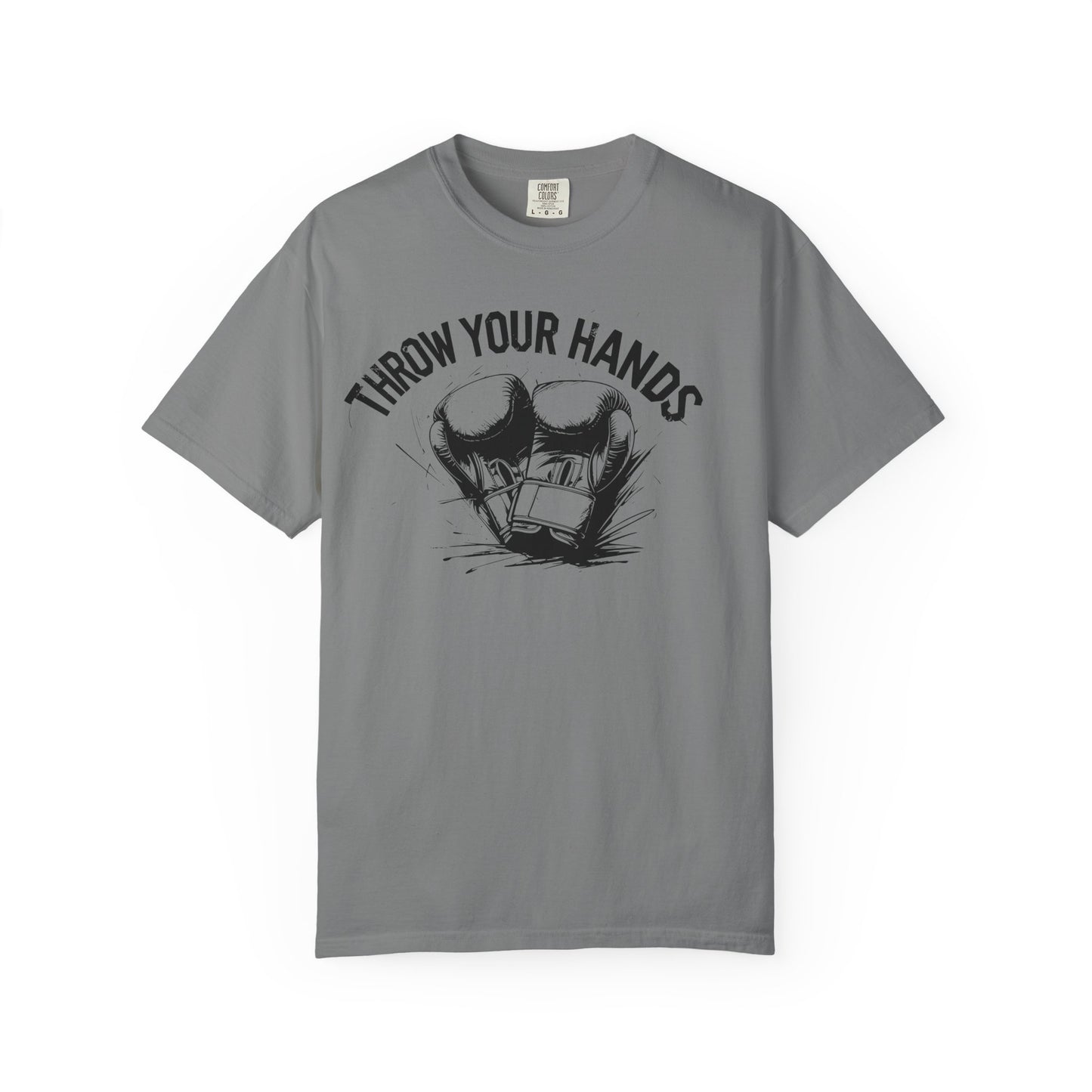 Boxing Motivational T-Shirt, Throw Your Hands Tee, Fitness Apparel, Workout Shirt, Unisex Gym Wear, Sports Gift