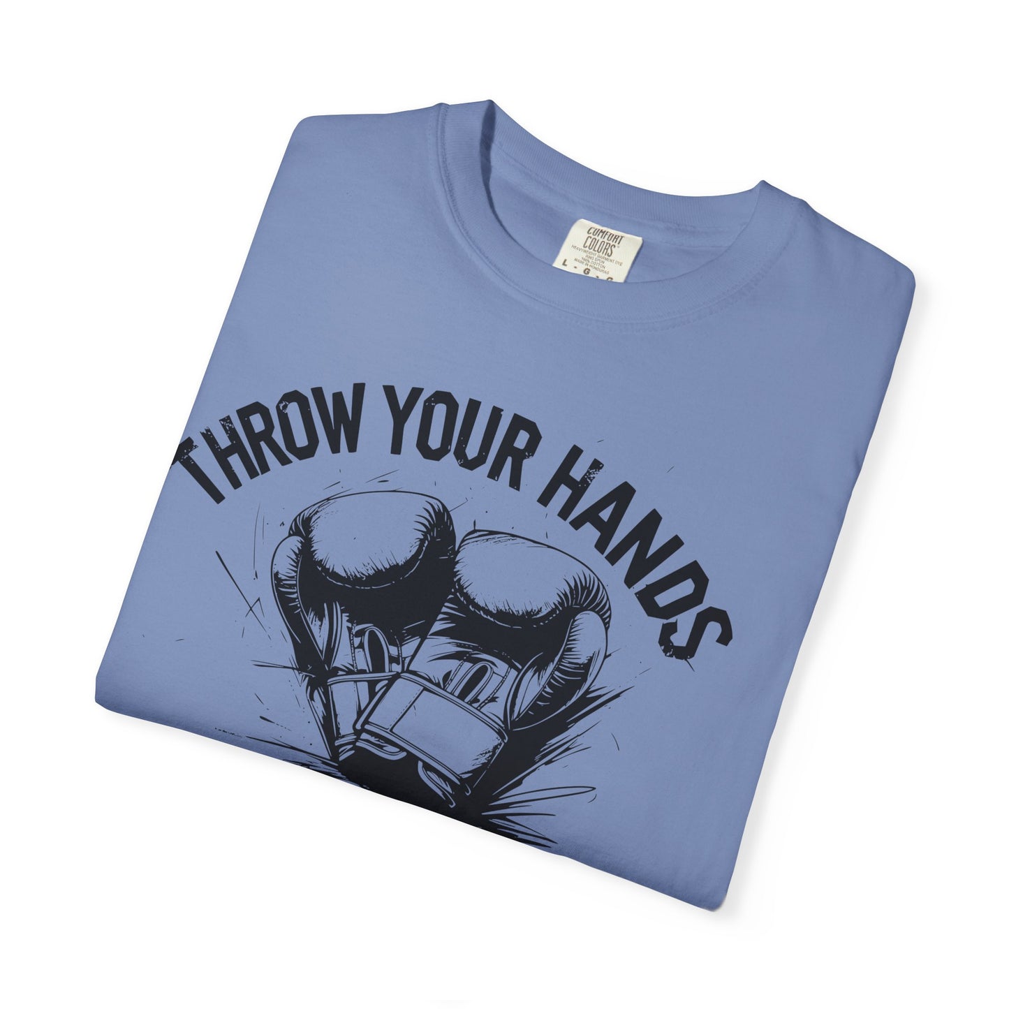 Boxing Motivational T-Shirt, Throw Your Hands Tee, Fitness Apparel, Workout Shirt, Unisex Gym Wear, Sports Gift