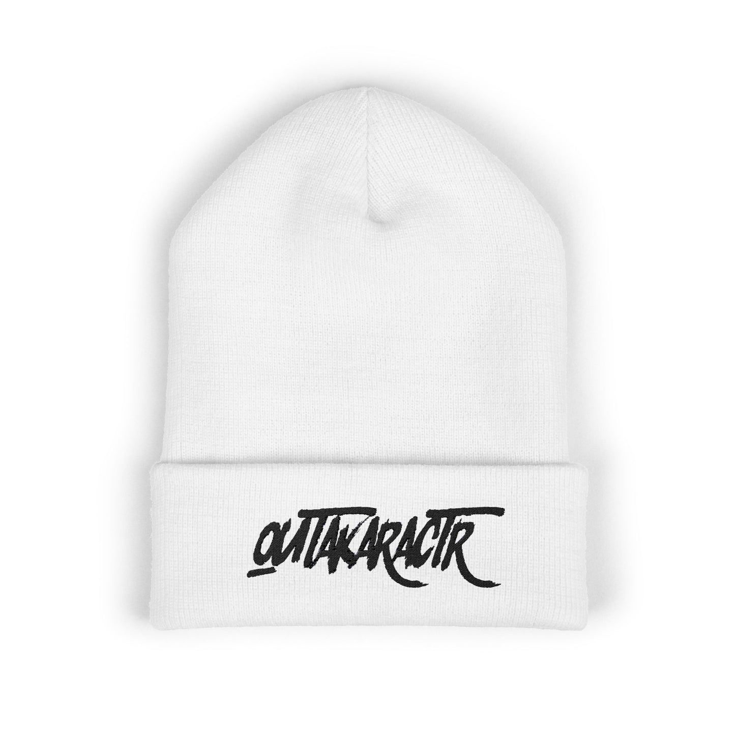 Stylish Cuffed Beanie with Custom Embroidery, Trendy Winter Accessory, Perfect for Gifts, Casual Streetwear, Fashionable Headwear