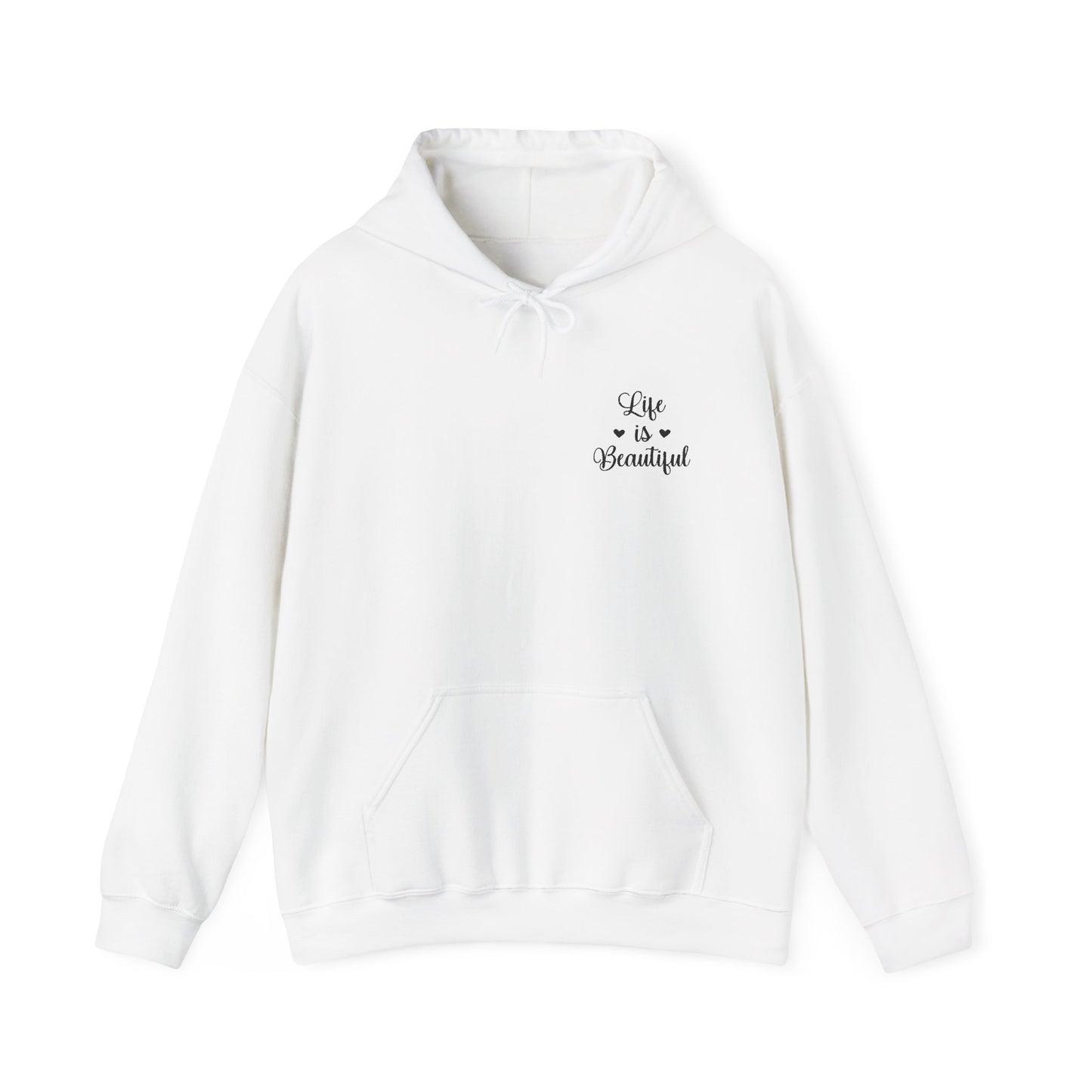 Embroidery Life is Beautiful Unisex Heavy Blend Hoodie