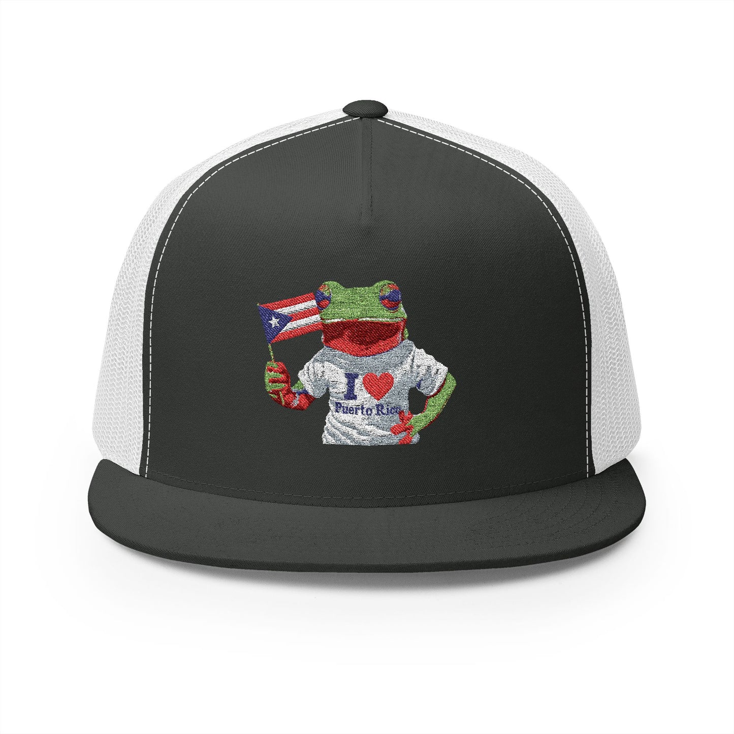 Embroidery Frog Trucker Cap | Fun Farm Style Hat | Unique Gift for Nature Lovers, Fashion Accessories, Casual Wear
