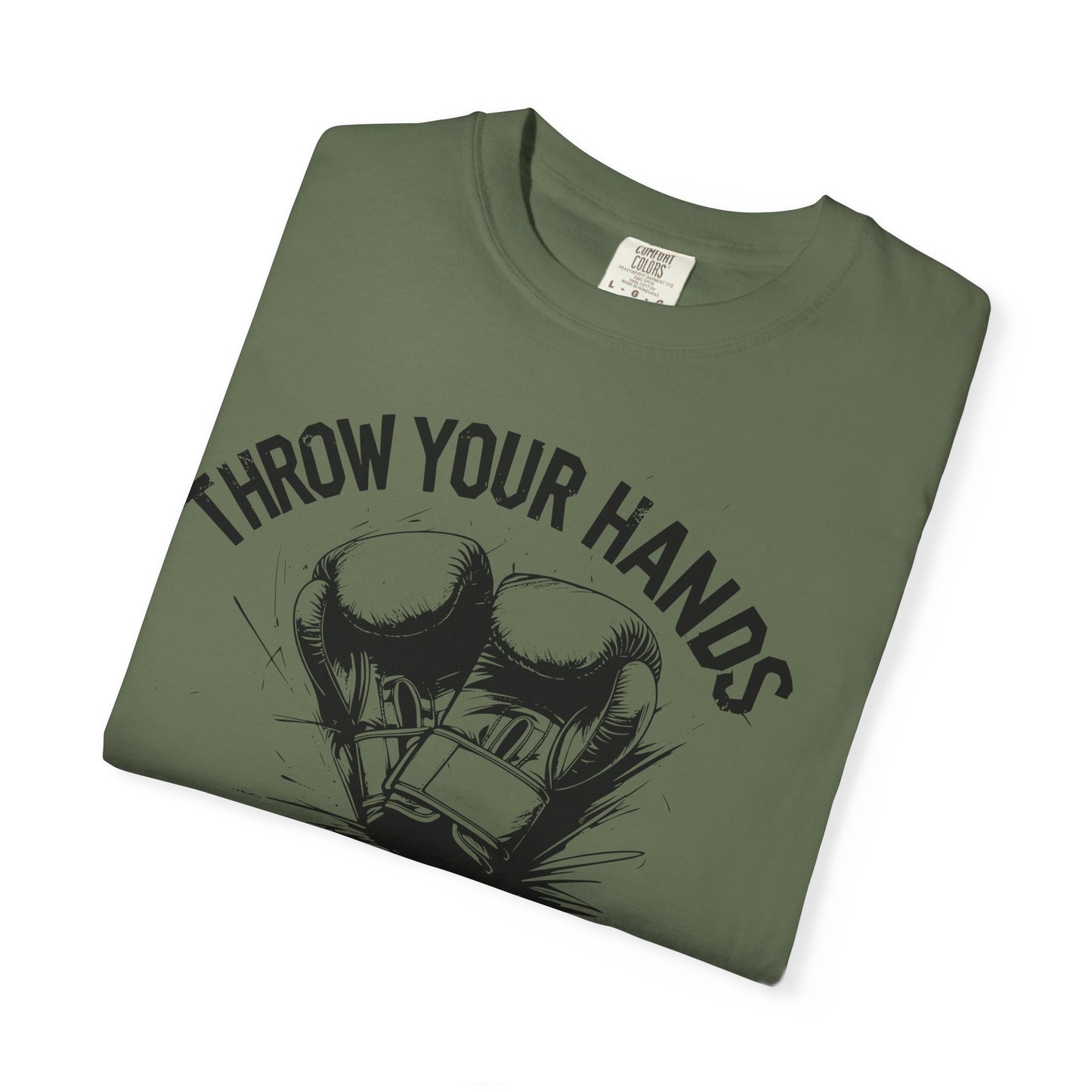 Boxing Motivational T-Shirt, Throw Your Hands Tee, Fitness Apparel, Workout Shirt, Unisex Gym Wear, Sports Gift