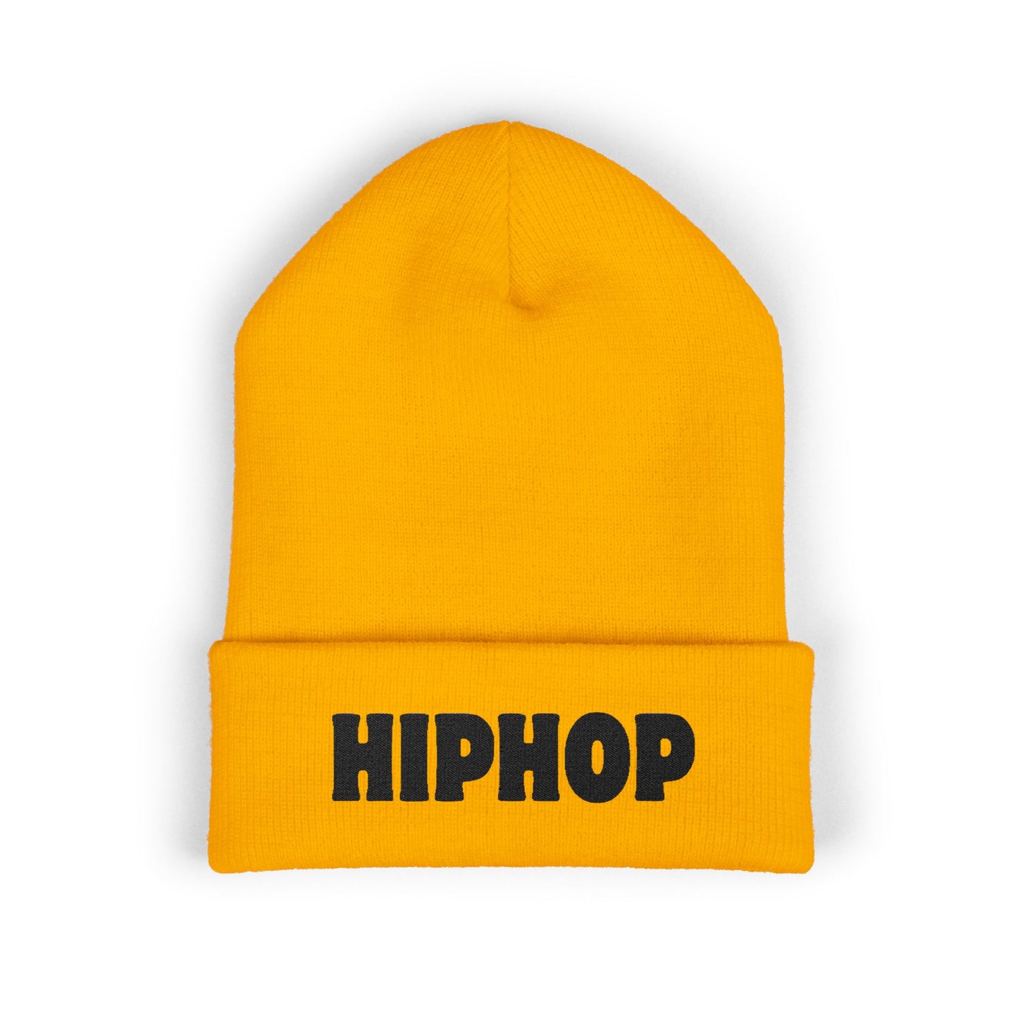 Hip-Hop Classic Cuffed Beanie, Winter Hat, Embroidered Beanie, Streetwear Accessory, Cool Gift for Music Lovers